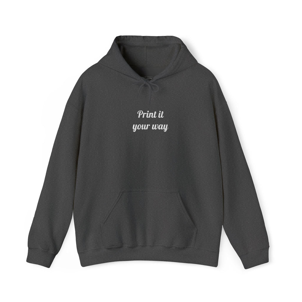 Custom Embroidered Unisex Hoodie – Ethically Sourced Cotton Blend
