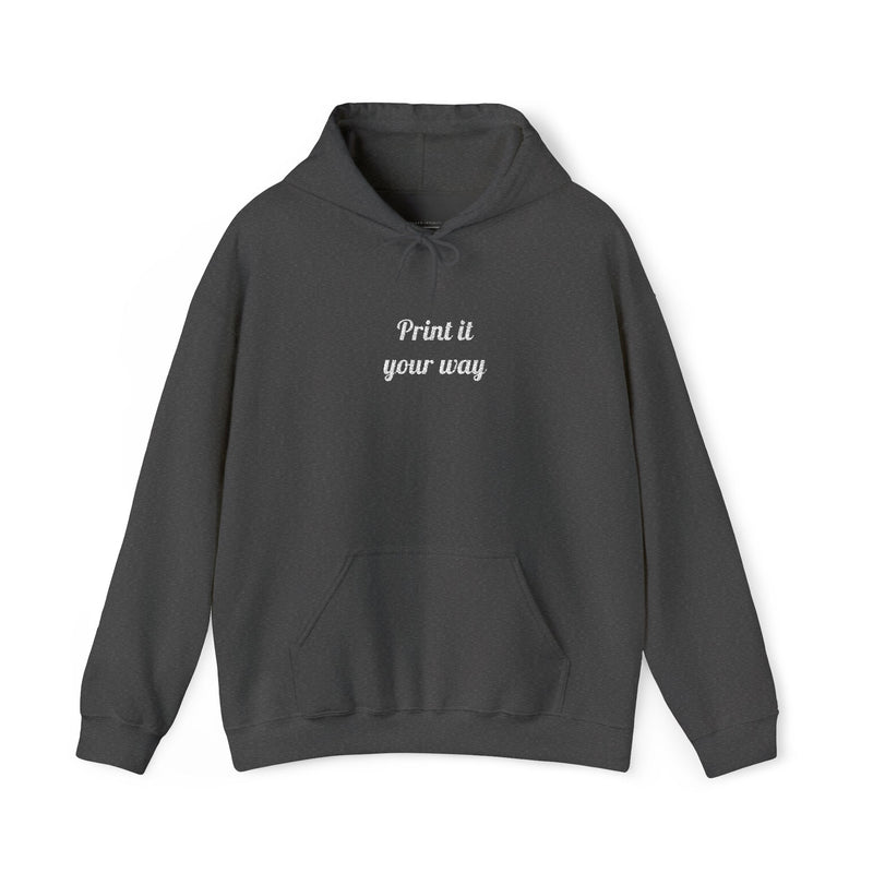 Custom Embroidered Unisex Hoodie – Ethically Sourced Cotton Blend