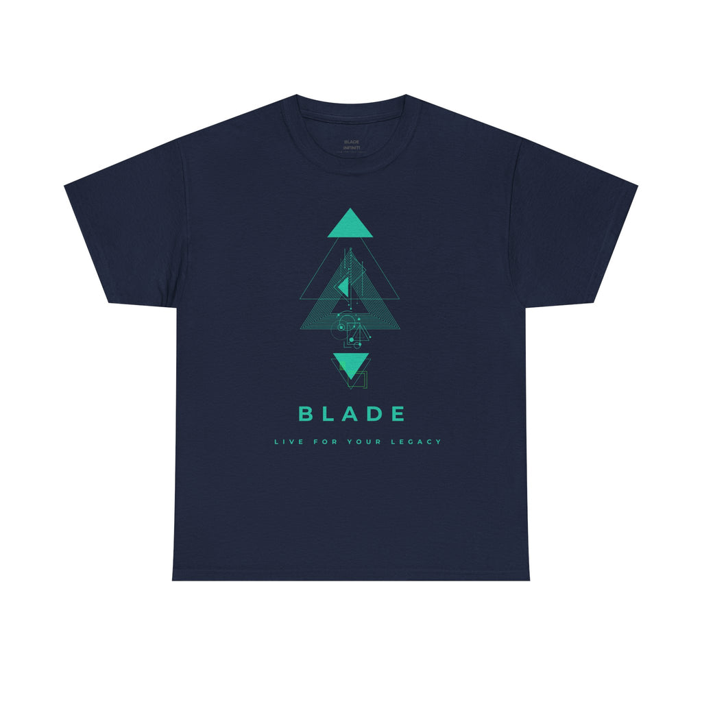 Geometric Odyssey Version 3 Teal/Green T-Shirt