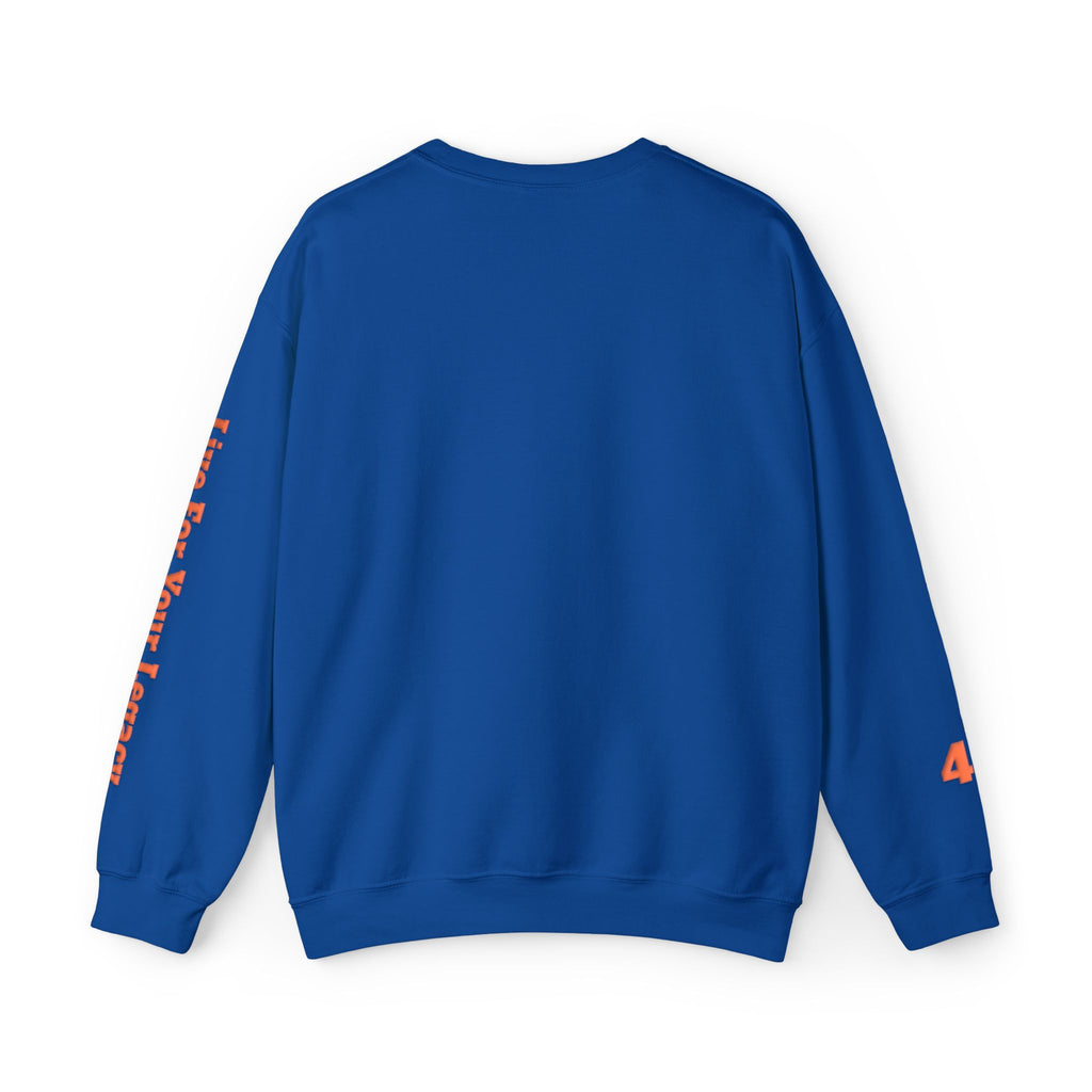 Blade Legacy Puff Stencil Orange Crewneck Sweater