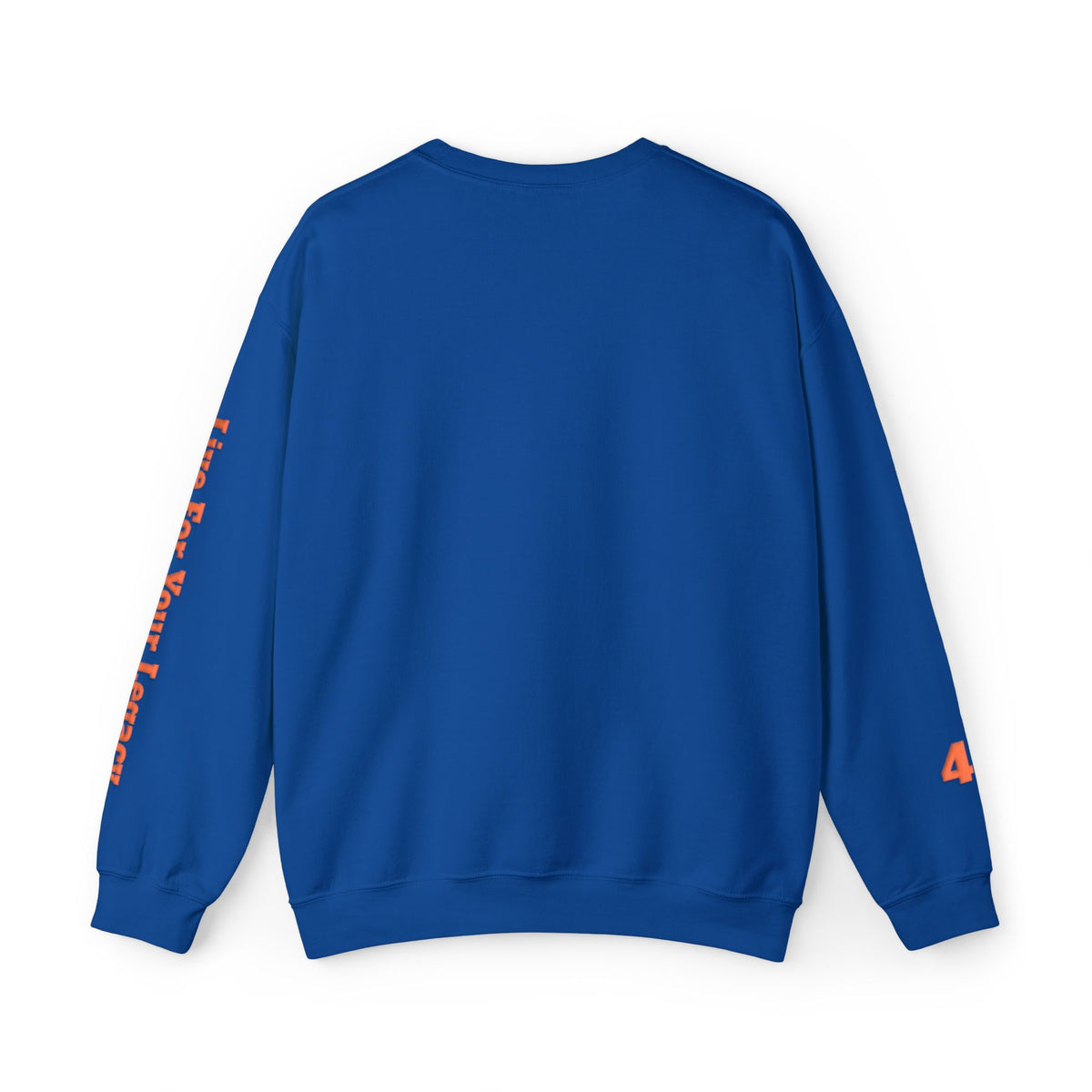 Blade Legacy Puff Stencil Orange Crewneck Sweater