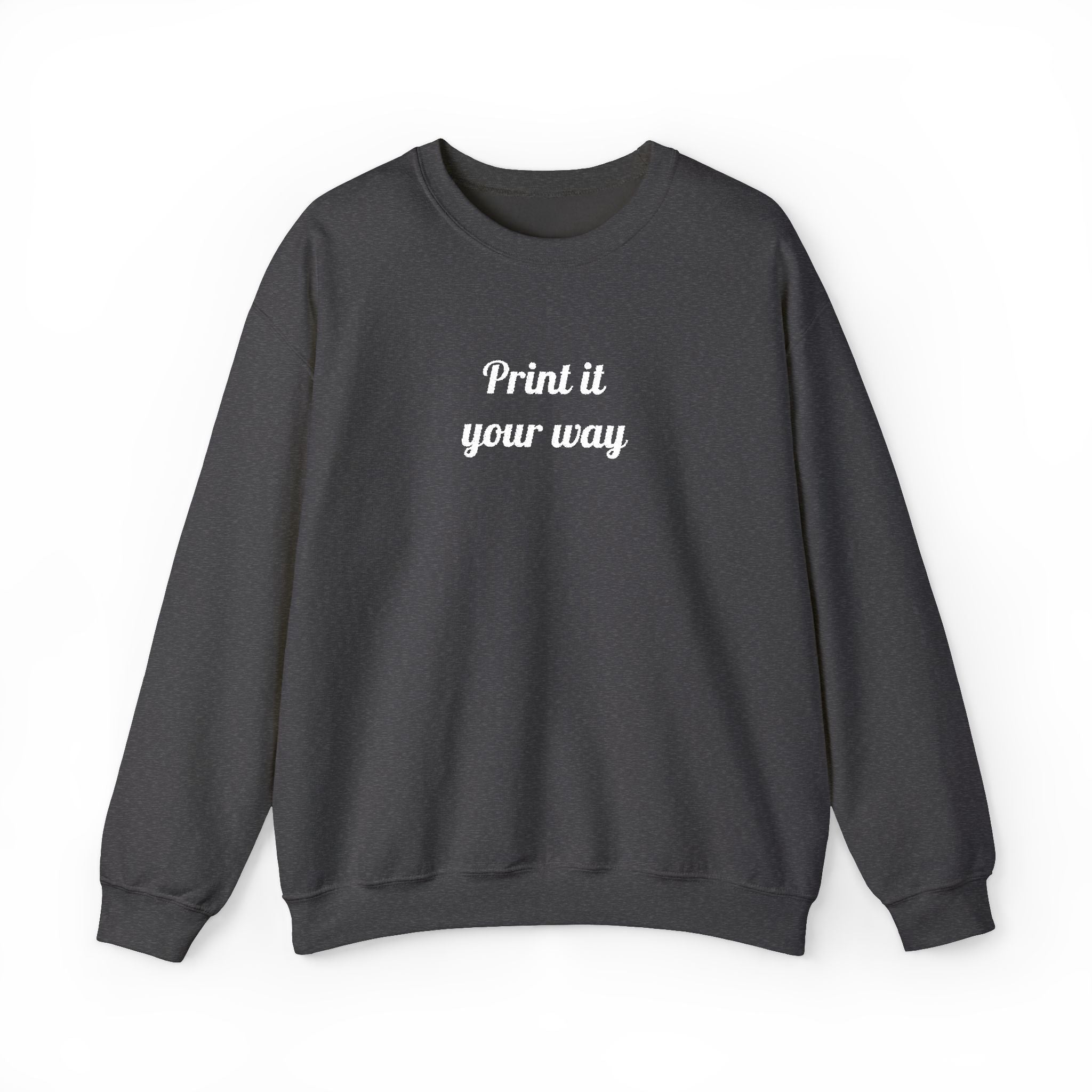 Embroidery Personalization - Unisex Crewneck Sweater (Make It Yours)