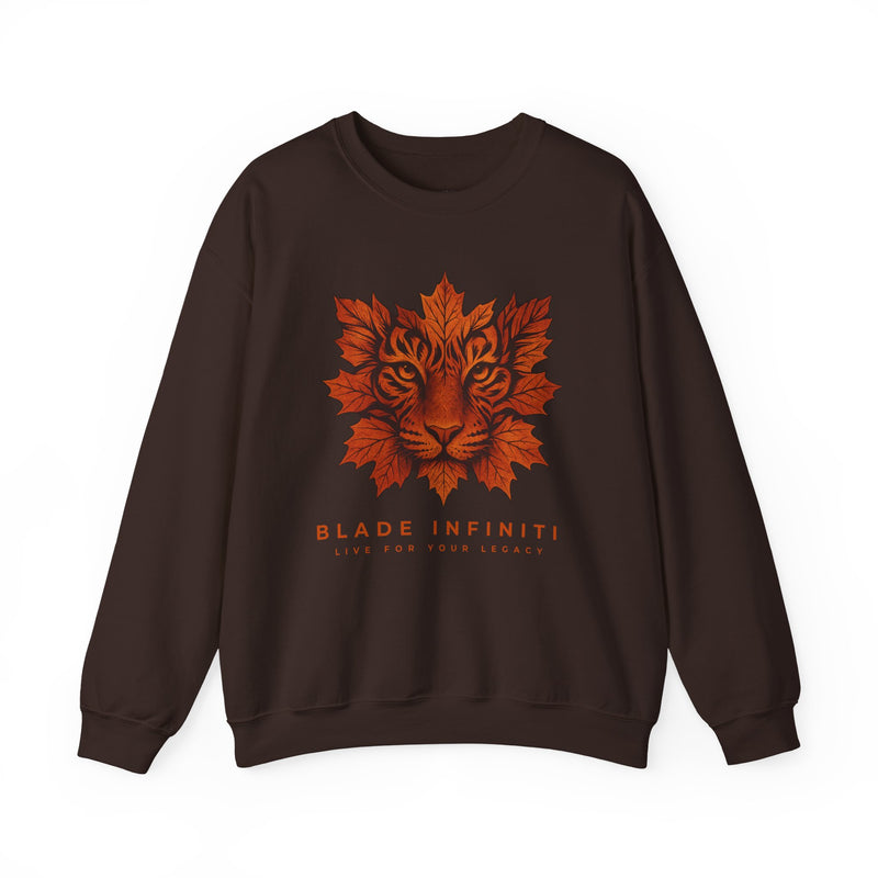 Fall Maple Tiger Unisex Crewneck Sweater