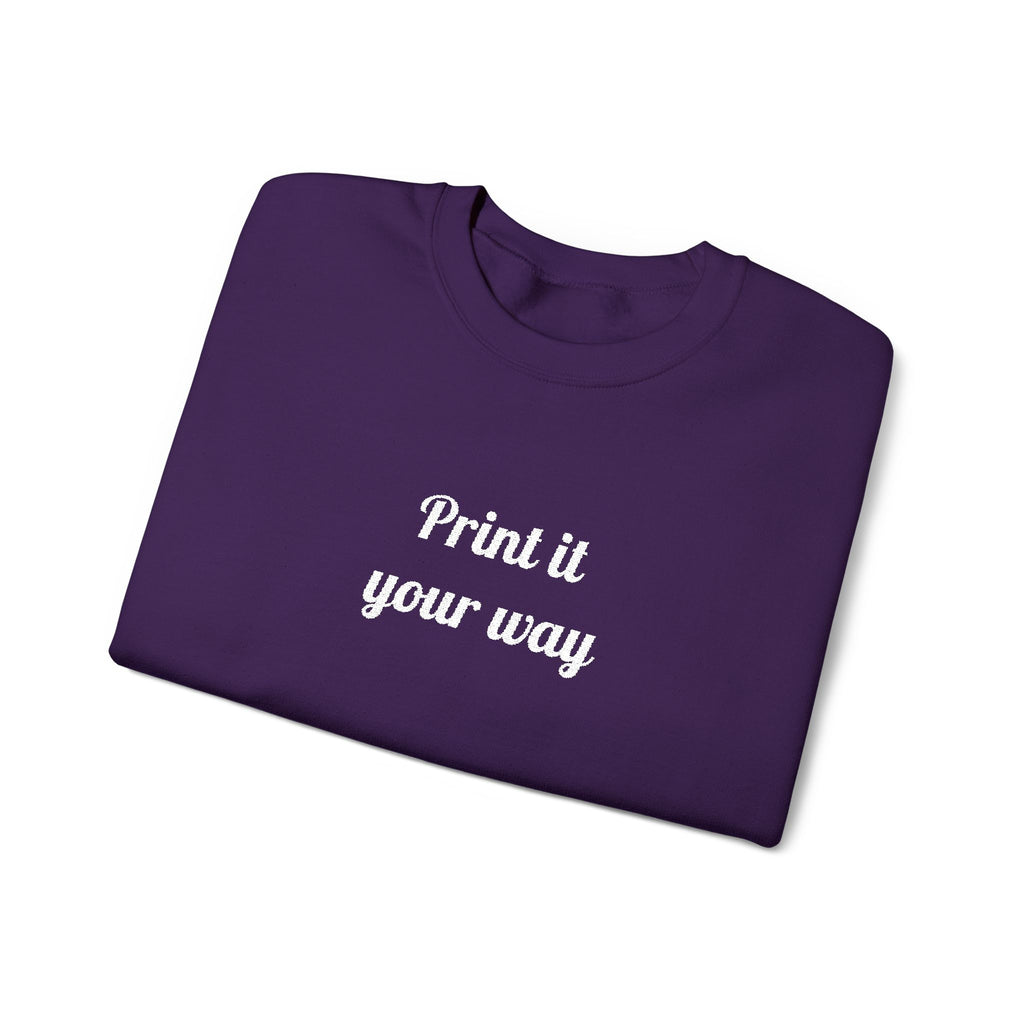 Embroidery Personalization - Unisex Crewneck Sweater (Make It Yours)