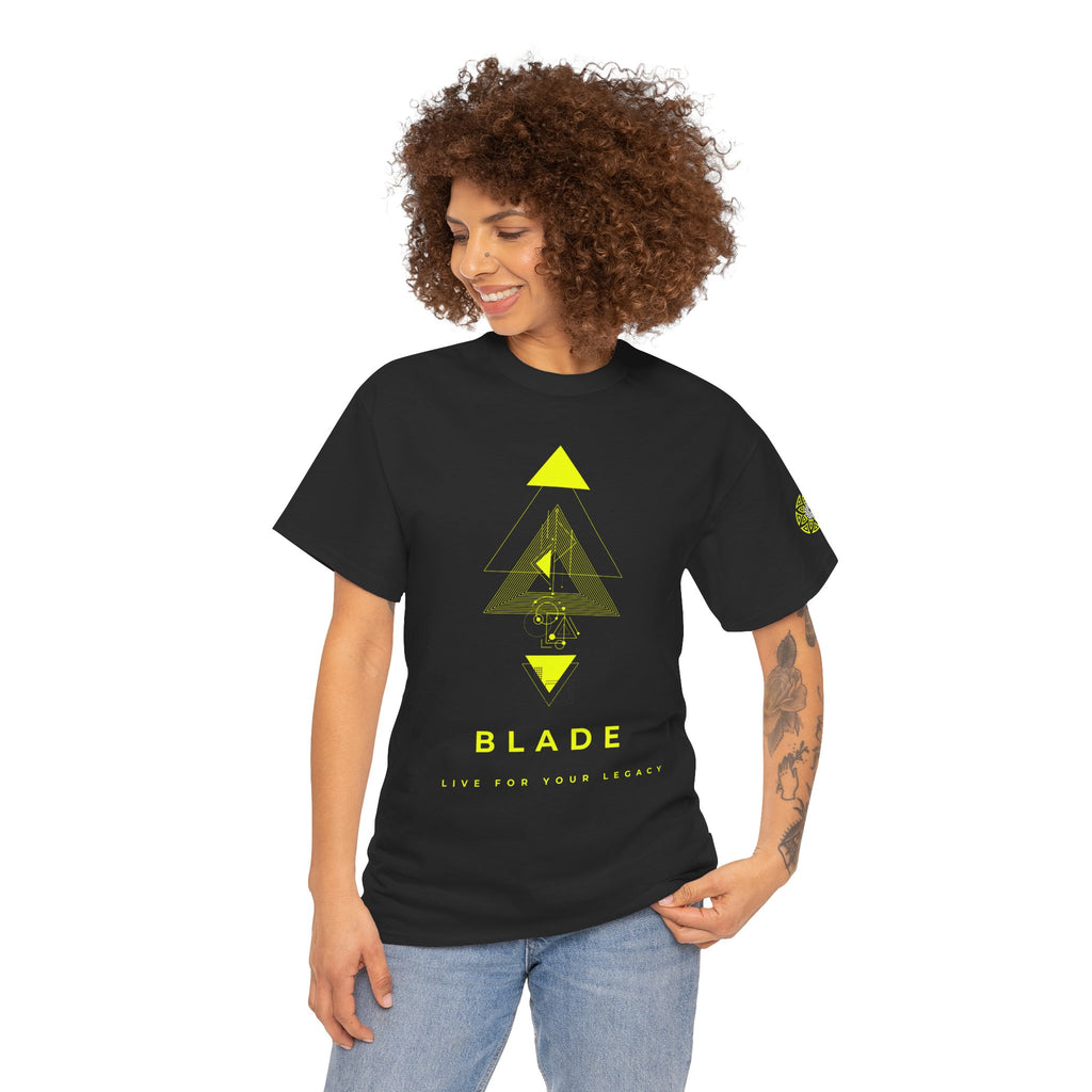 Geometric Odyssey Neon Green TX T-Shirt
