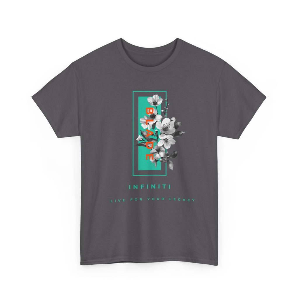Bloom Bae Teal/Orange Floral T-Shirt
