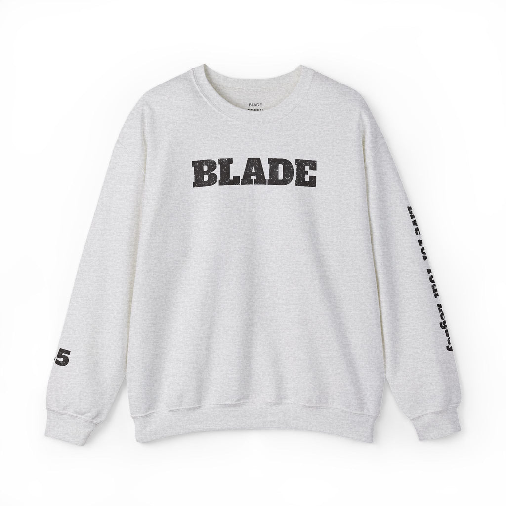 Blade Minimal Black Sparkle Crewneck Sweater