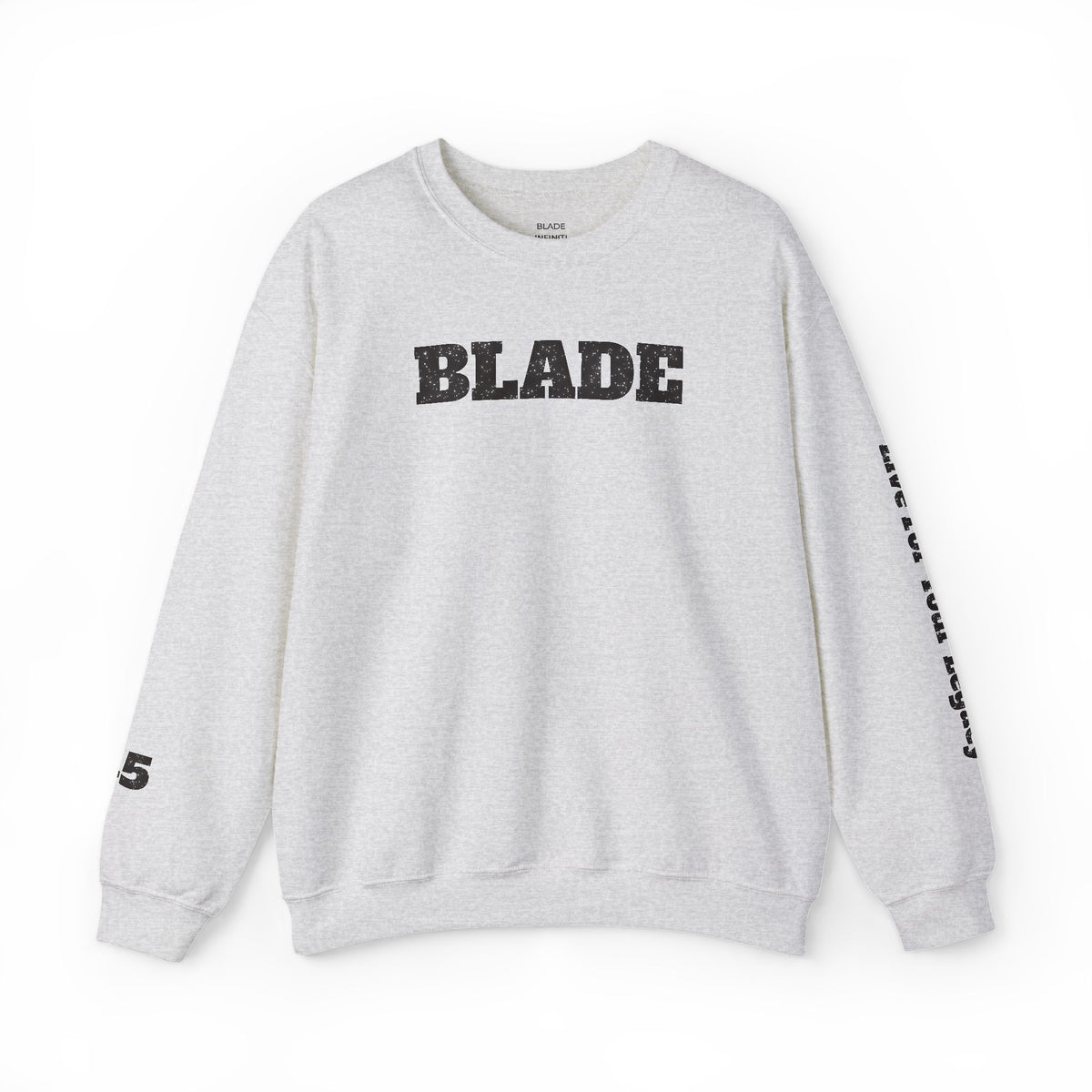 Blade Minimal Black Sparkle Crewneck Sweater