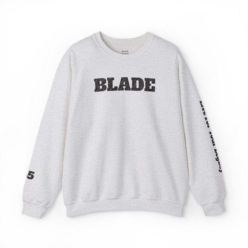 Blade Minimal Black Sparkle Crewneck Sweater