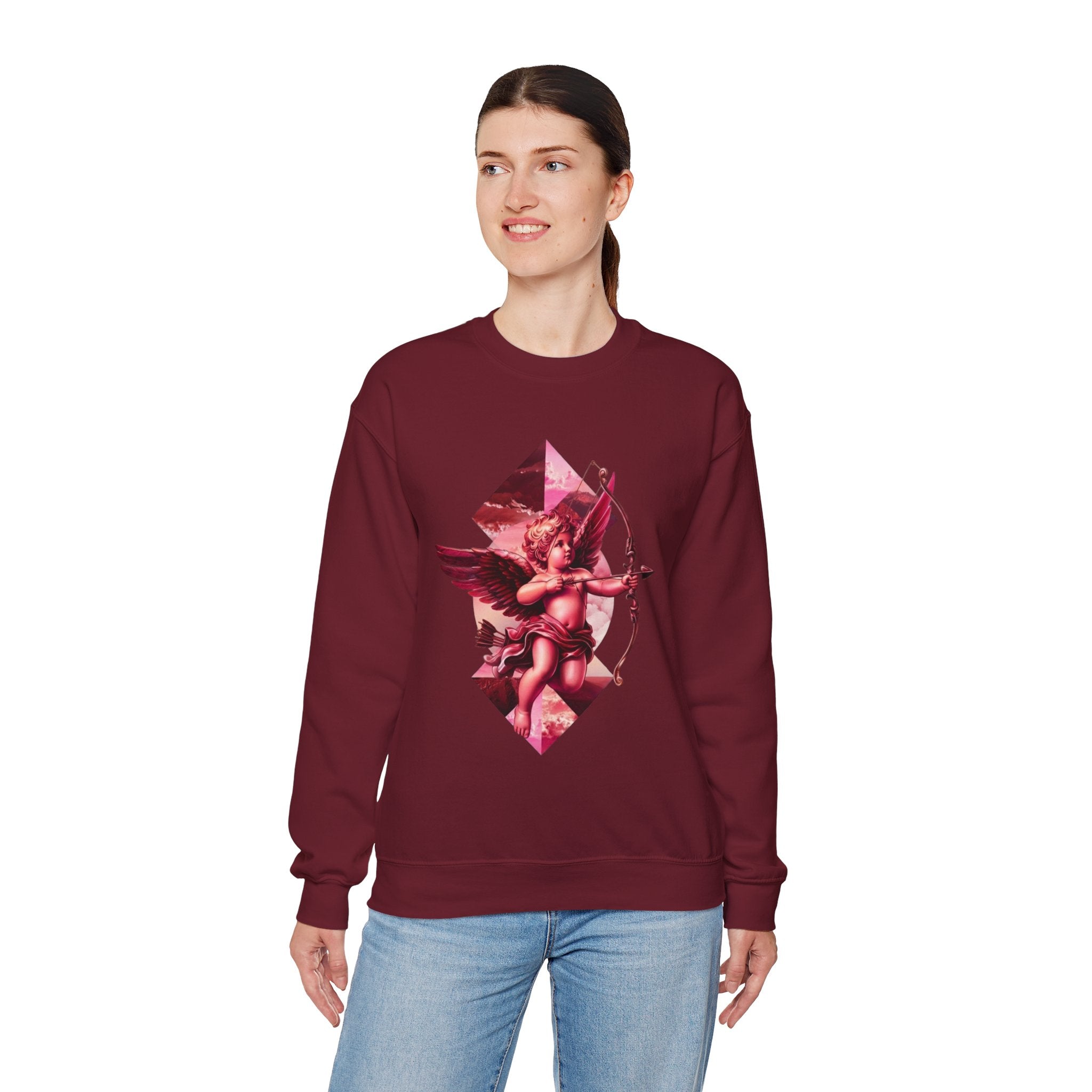 Cupid's Bow + Arrow - Love, Infiniti Unisex Crewneck Sweater