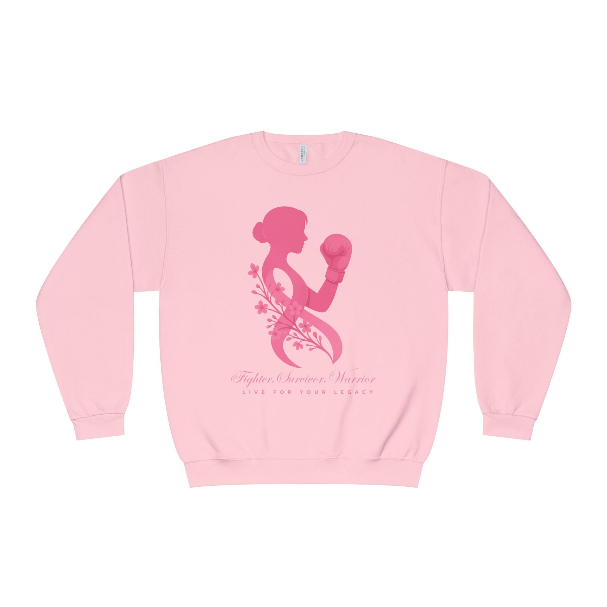 Fighter. Survivor. Warrior | Breast Cancer Sweatshirt/Sweater