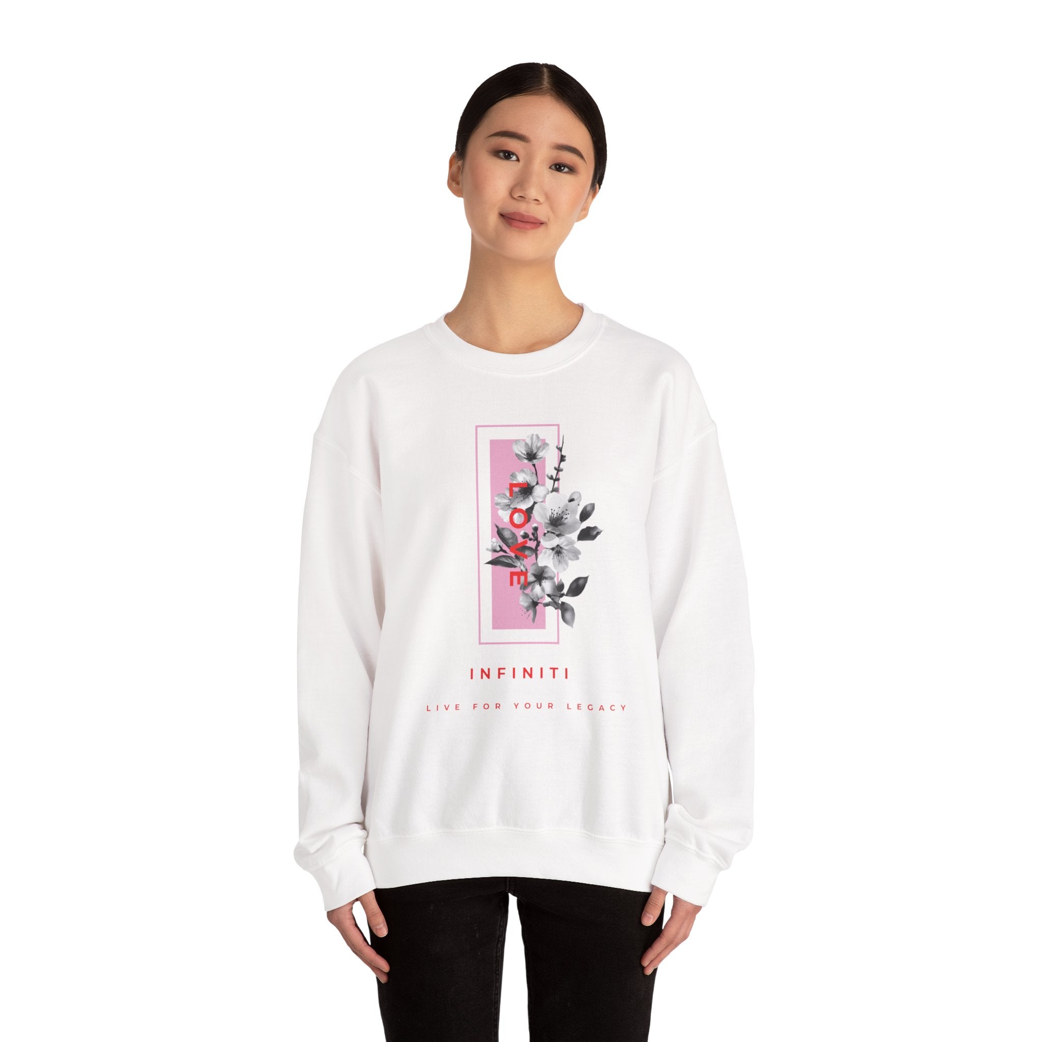 Bloom Bae Red Floral Love, Infiniti Sweater