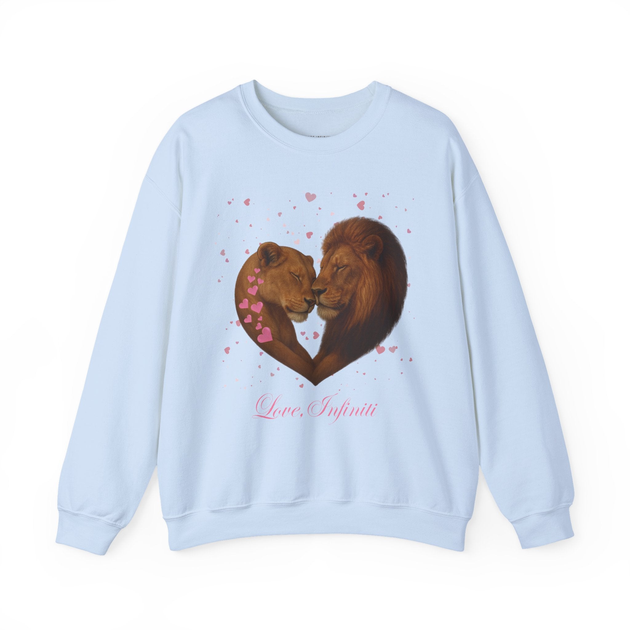 Lion Hearts - Love, Infiniti Unisex Crewneck Sweater