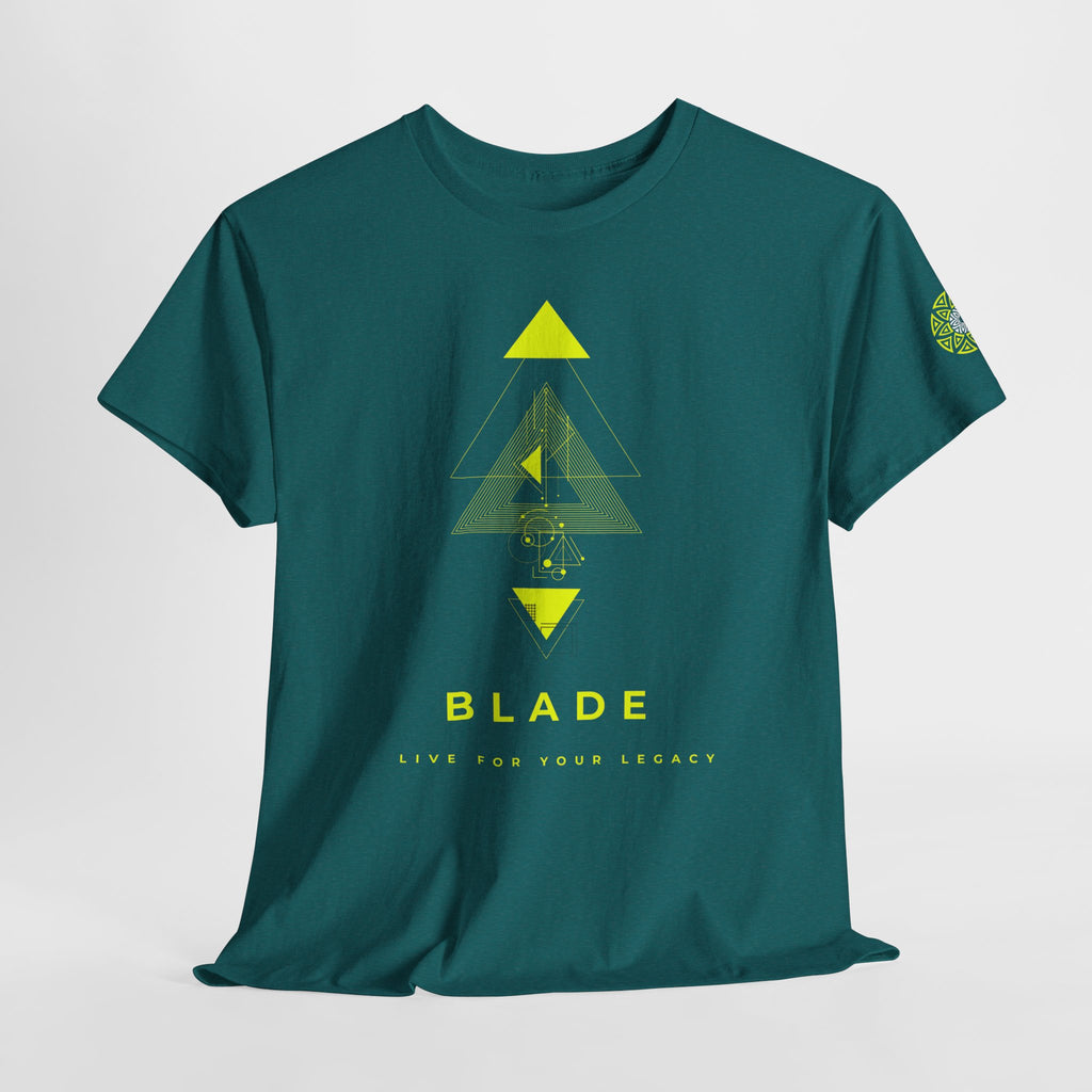 Geometric Odyssey Neon Green TX T-Shirt