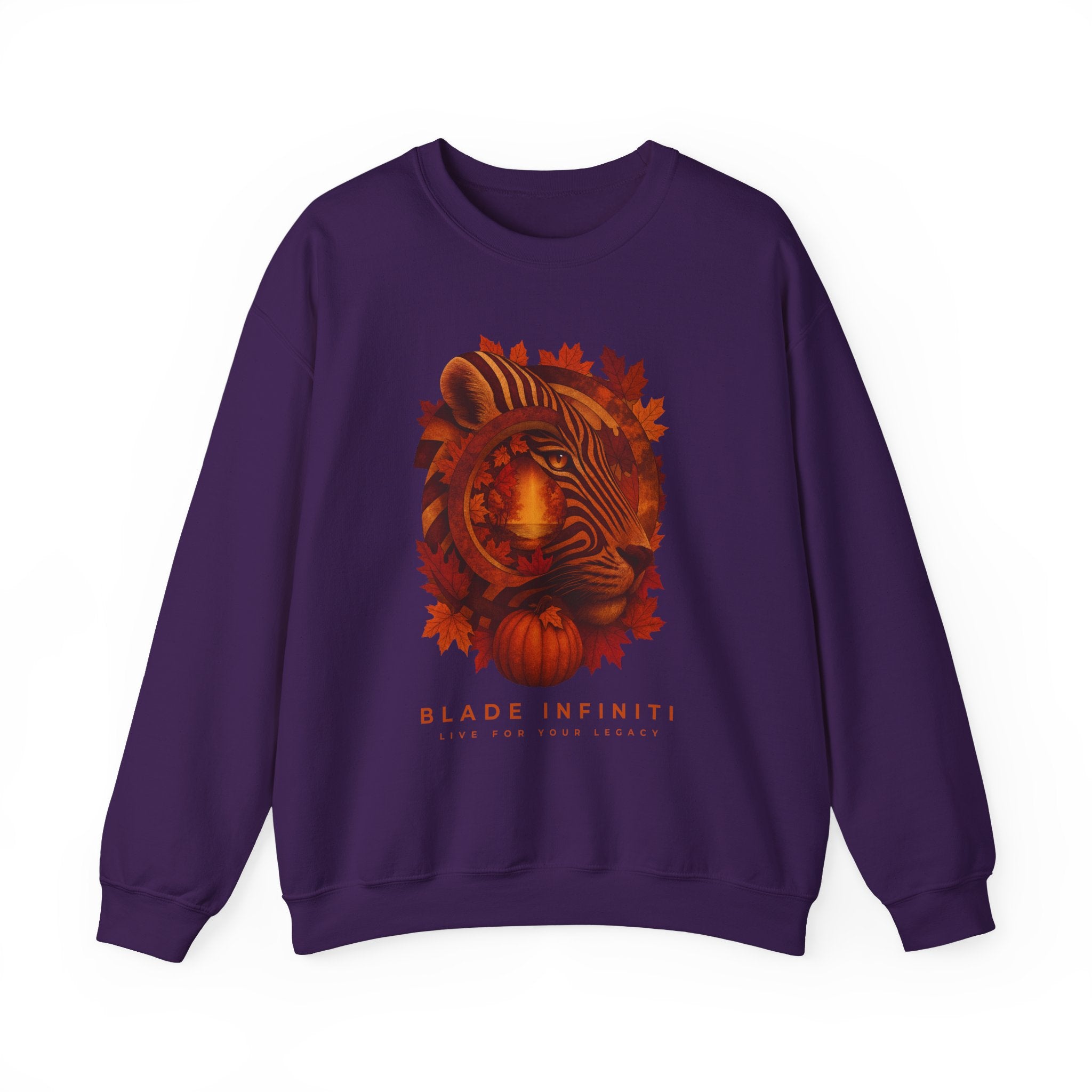 Fall Tiger V1 Unisex Crewneck Sweater