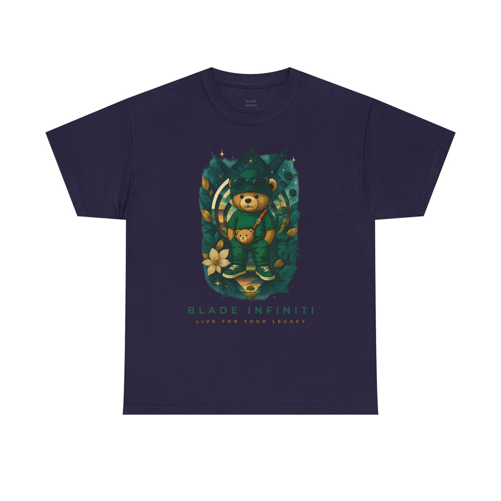 Galactic Jungle Teddy Bear/Nature T-Shirt