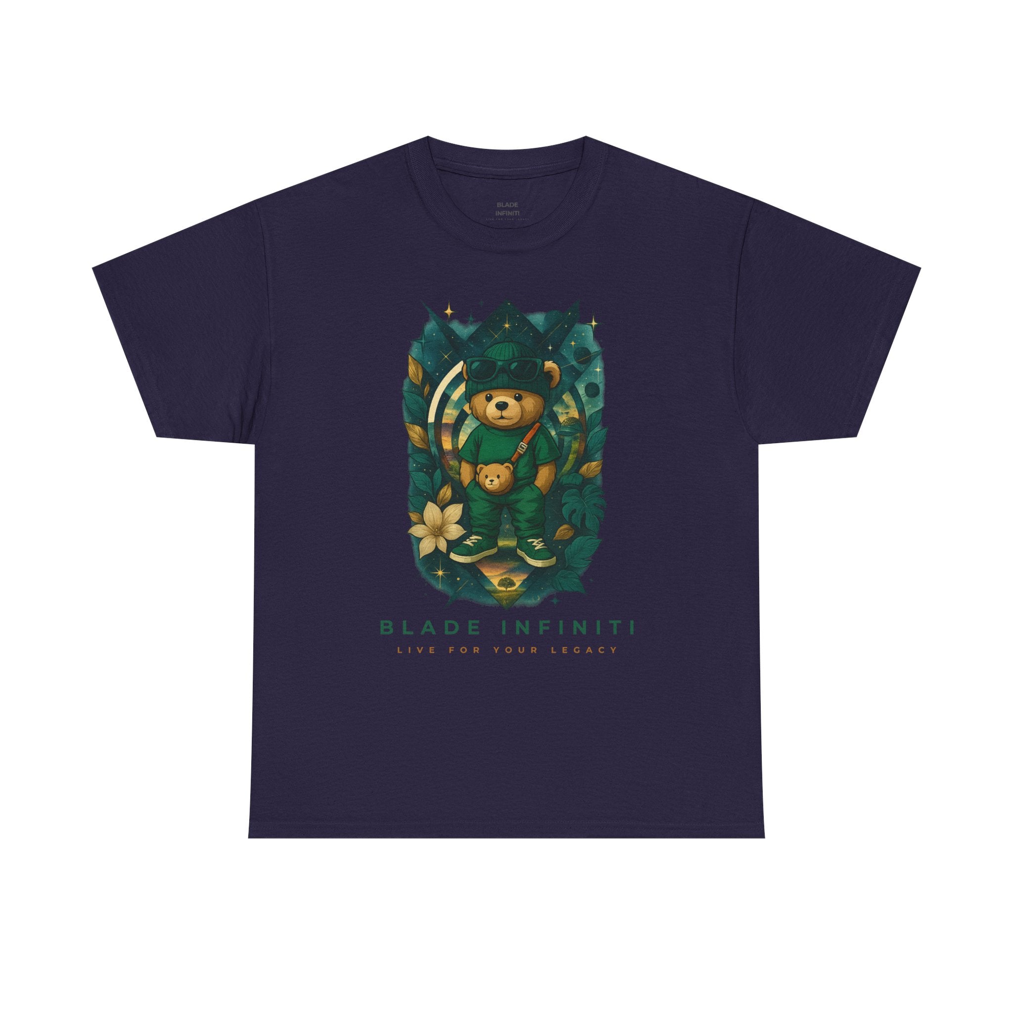 Galactic Jungle Teddy Bear/Nature T-Shirt