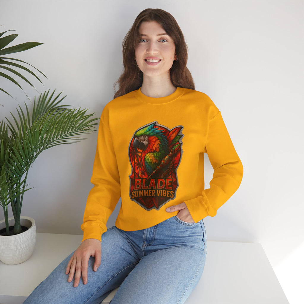 Aztec Parrot Unisex Crewneck Sweater