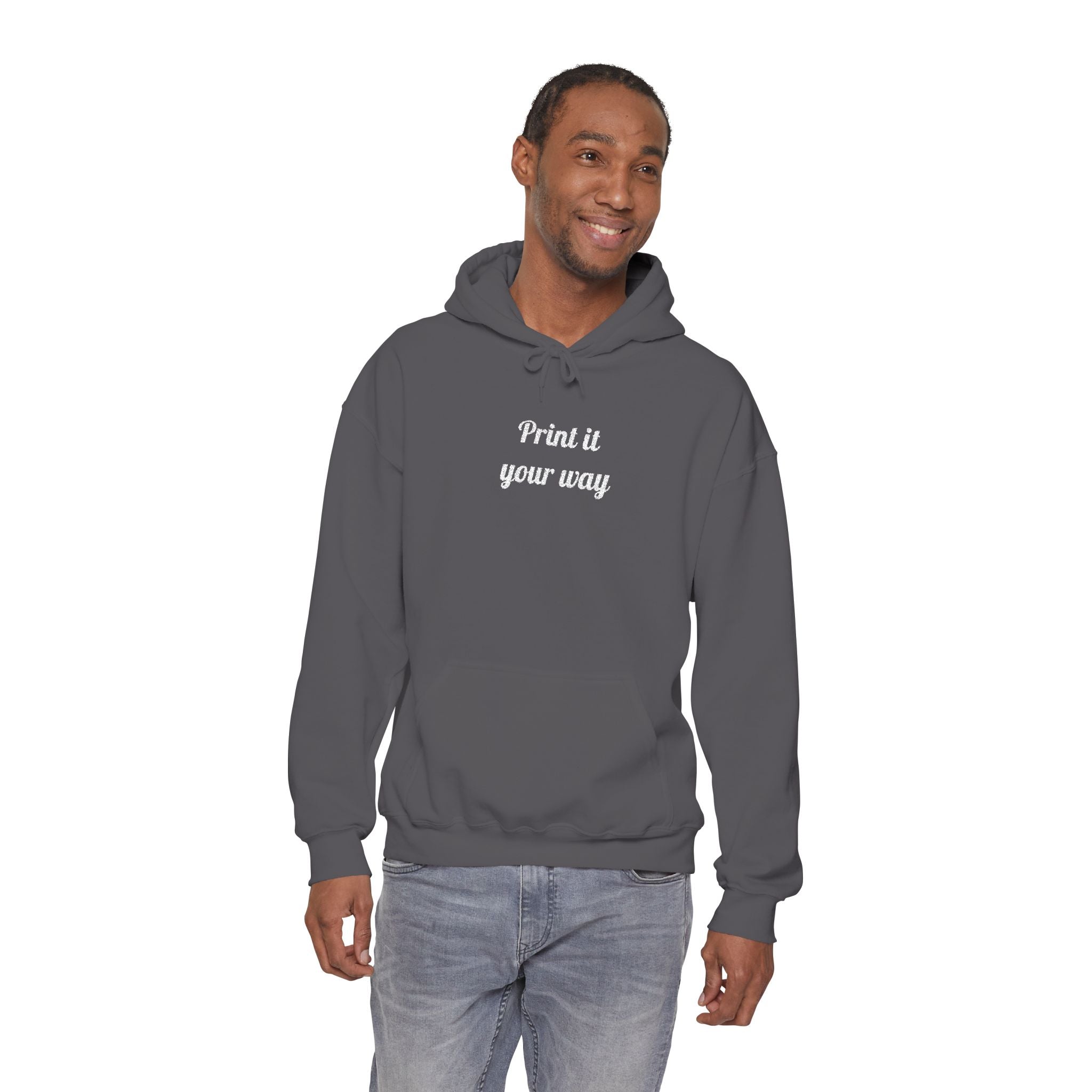 Custom Embroidered Unisex Hoodie – Ethically Sourced Cotton Blend