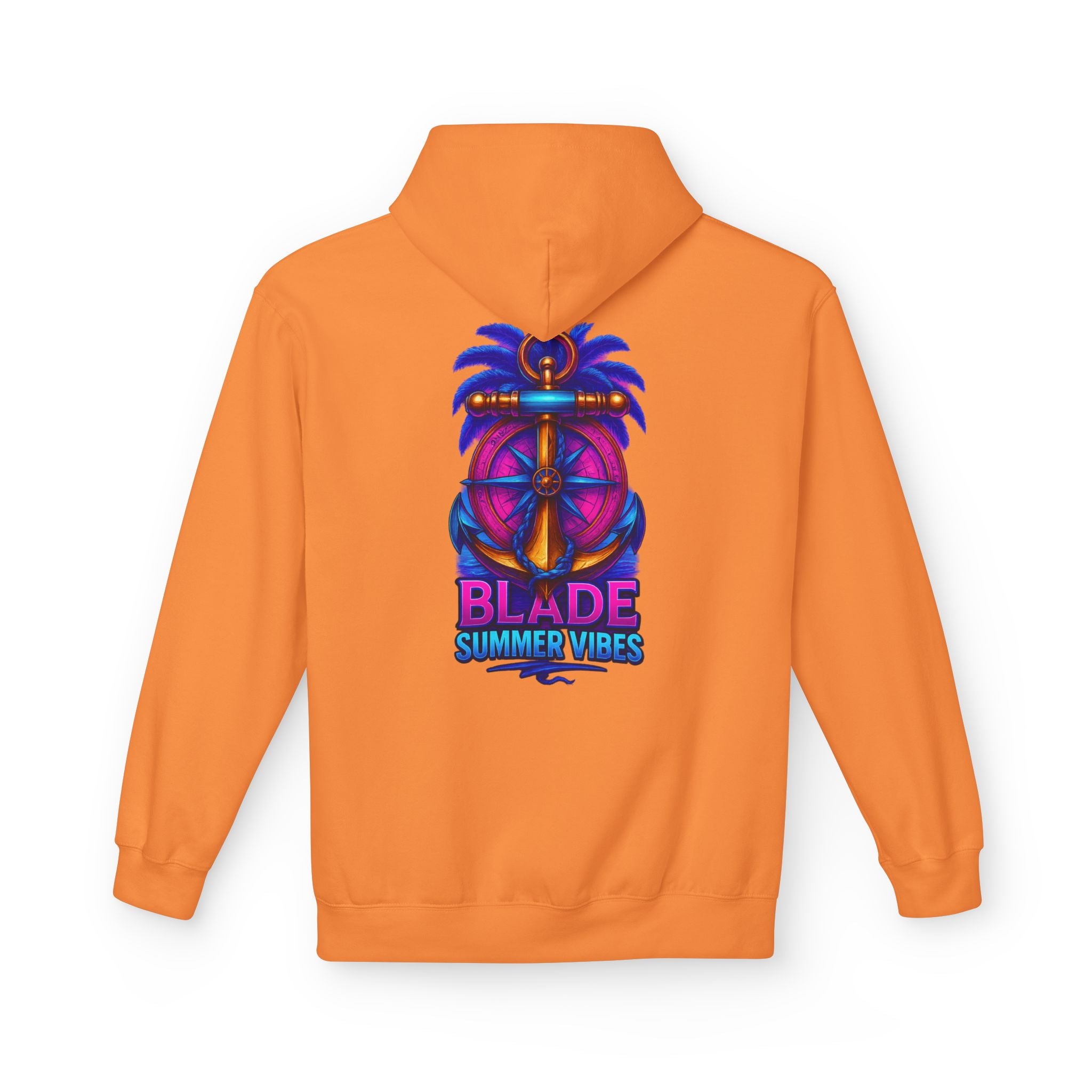 Anchor/Compass Pink/Blue Hoodie