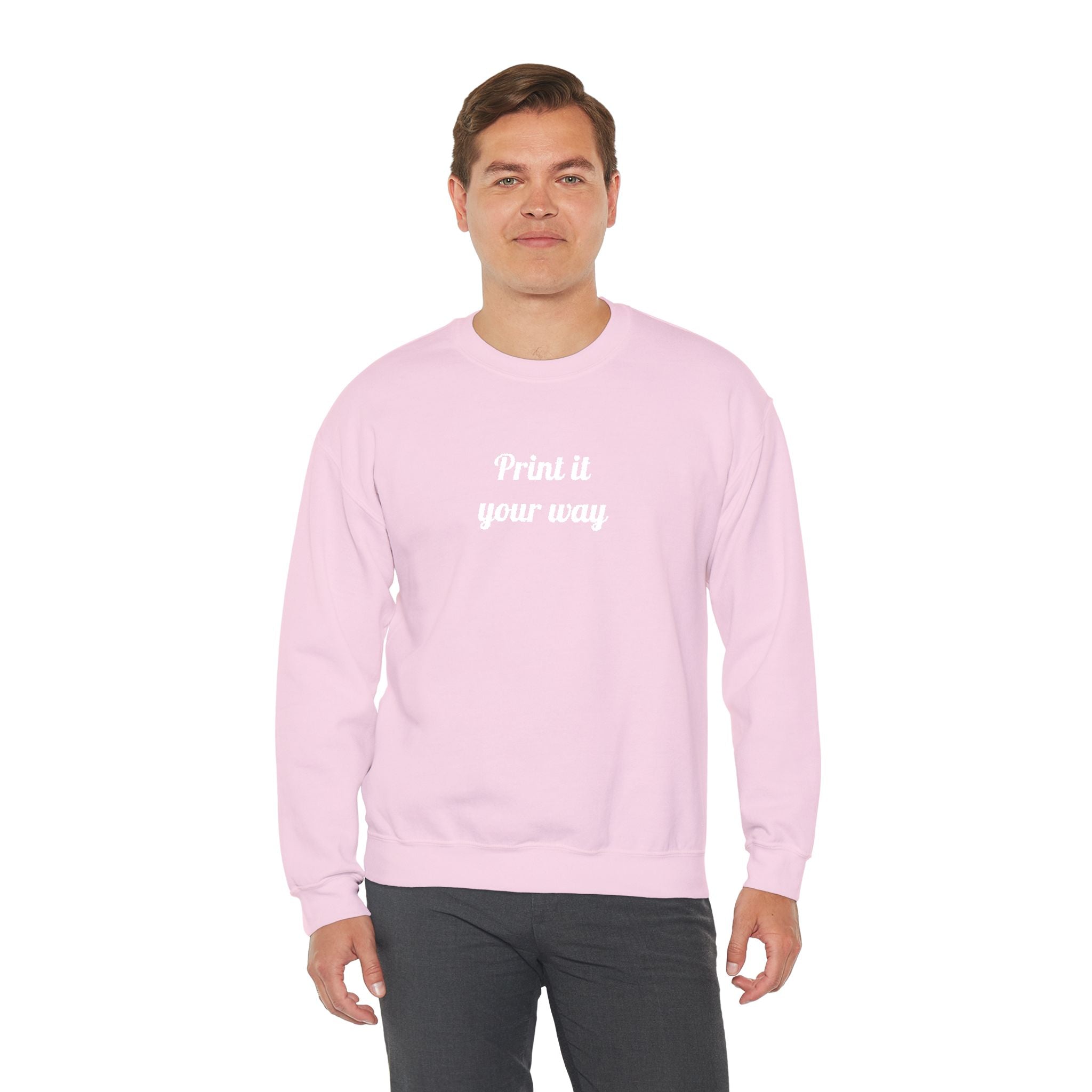 Embroidery Personalization - Unisex Crewneck Sweater (Make It Yours)