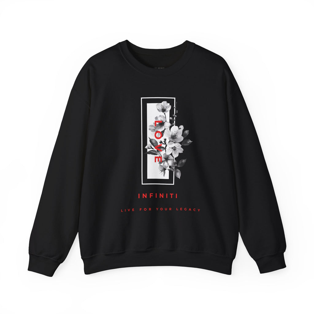 Bloom Bae Red/White Floral Love, Infiniti Sweater