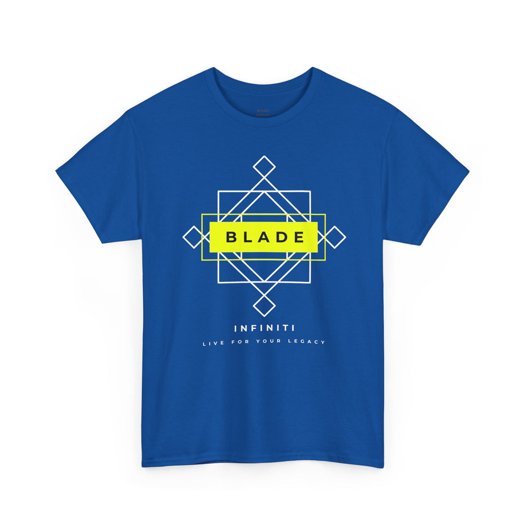 Geometric Infiniti Neon Green/White T-Shirt