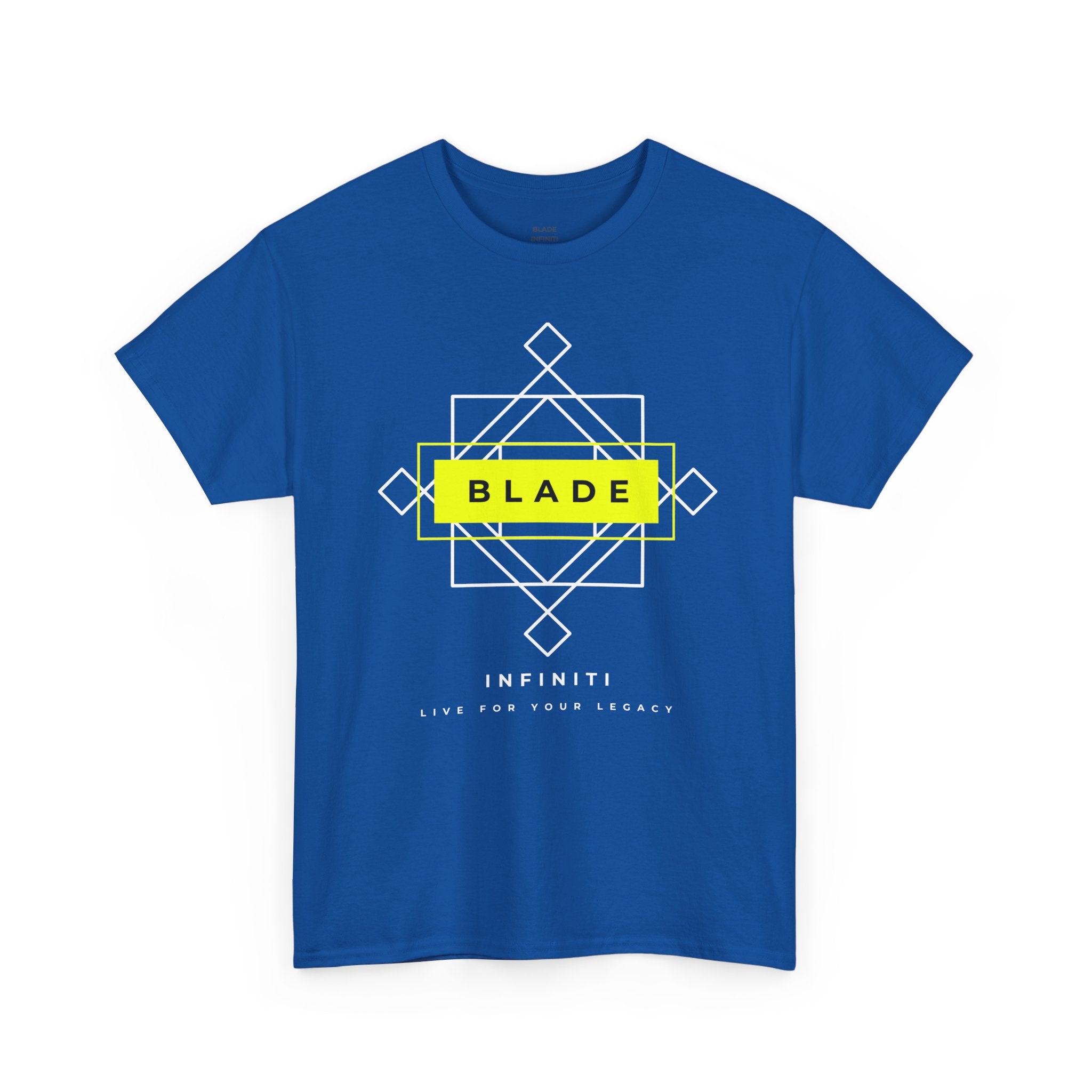 Geometric Infiniti Neon Green/White T-Shirt