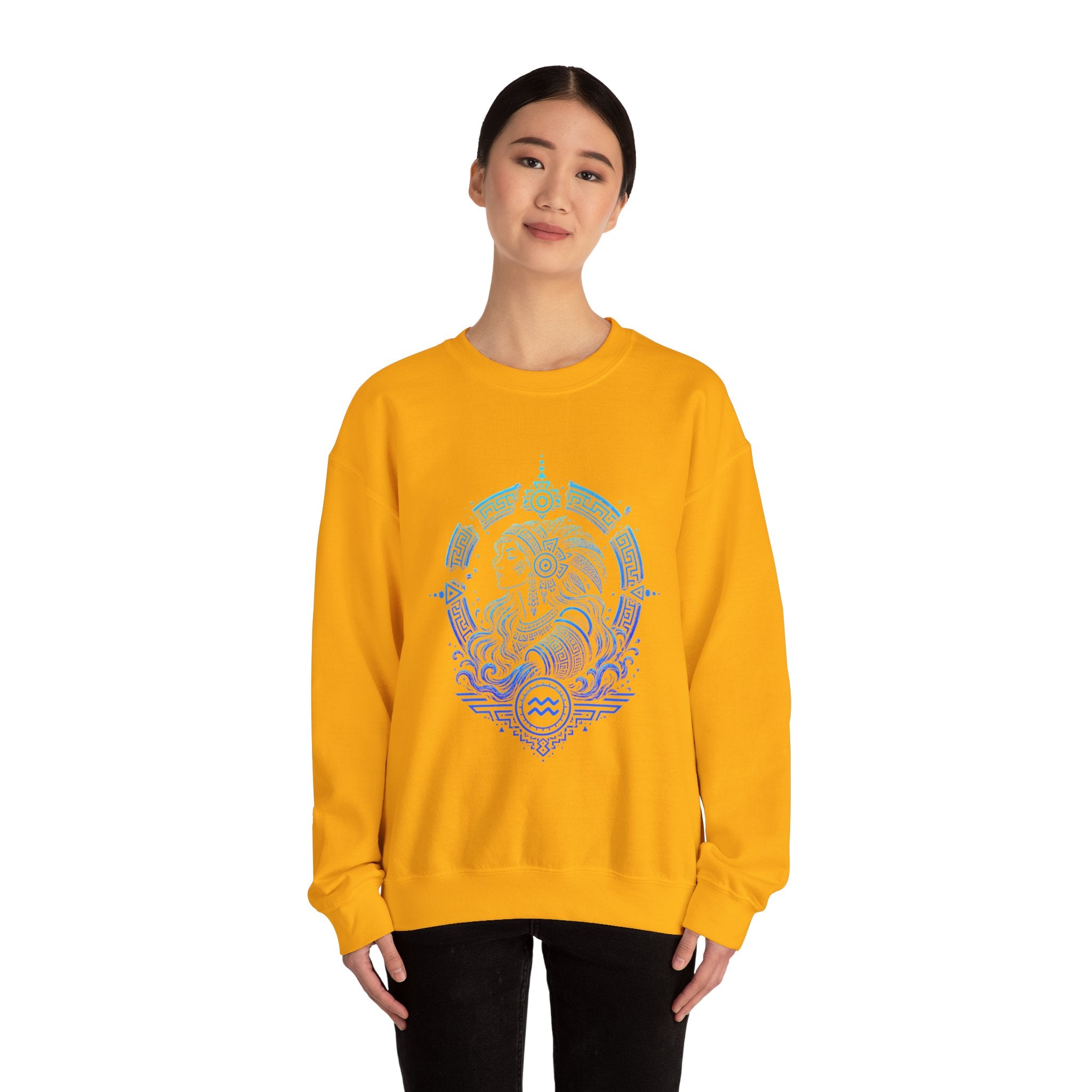 Aquarius Zodiac Version 2 Unisex Sweater
