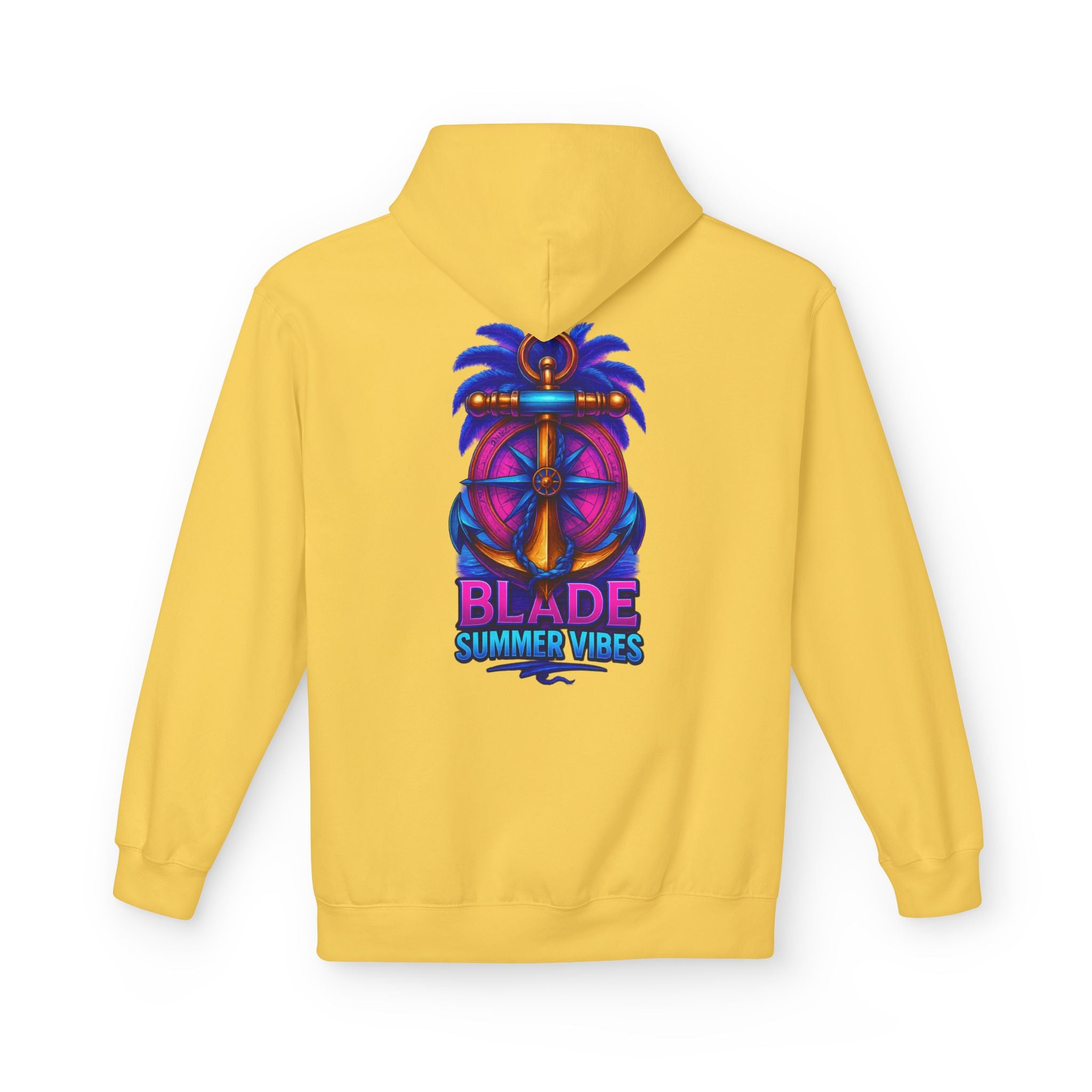 Anchor/Compass Pink/Blue Hoodie
