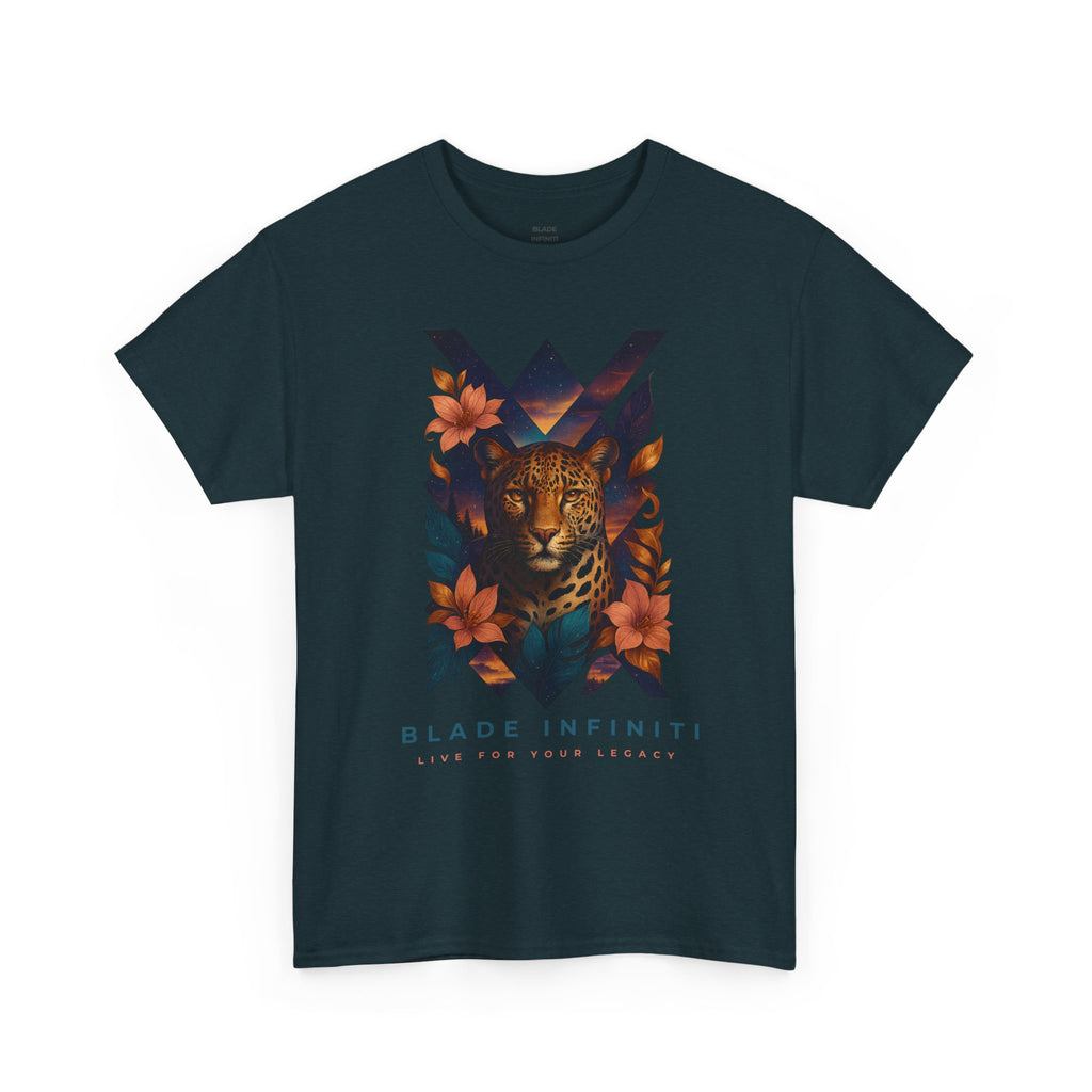 Bladeverse Galactic Jungle Leopard/Floral T-Shirt