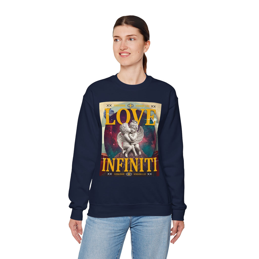 Celestial Love, Infiniti Unisex Crewneck Sweater