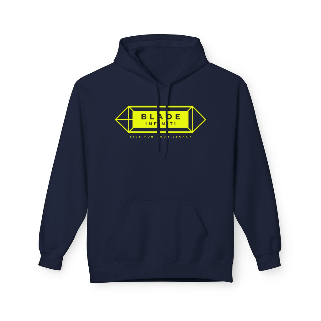 Geometric Infiniti Neon Green Hoodie