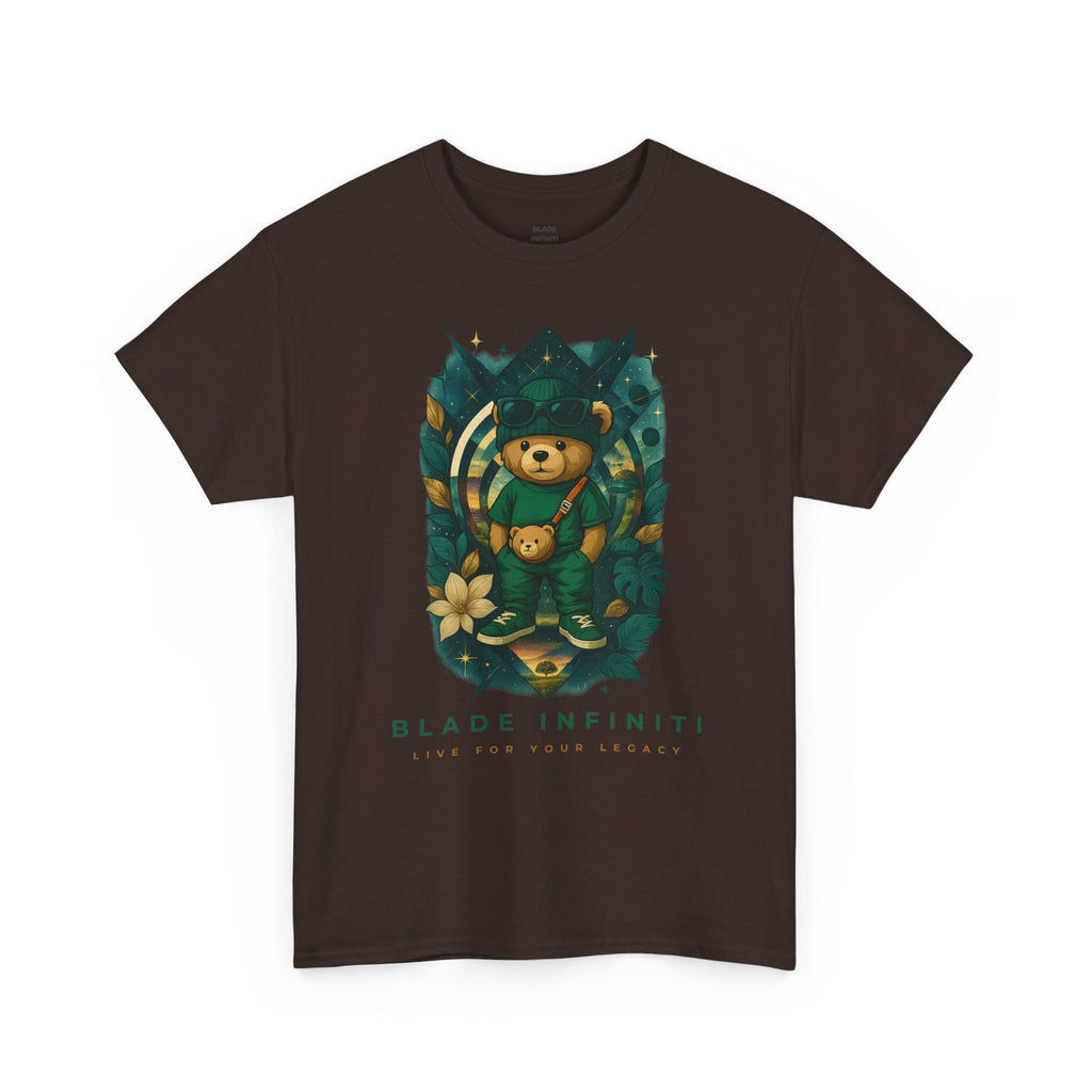 Galactic Jungle Teddy Bear/Nature T-Shirt