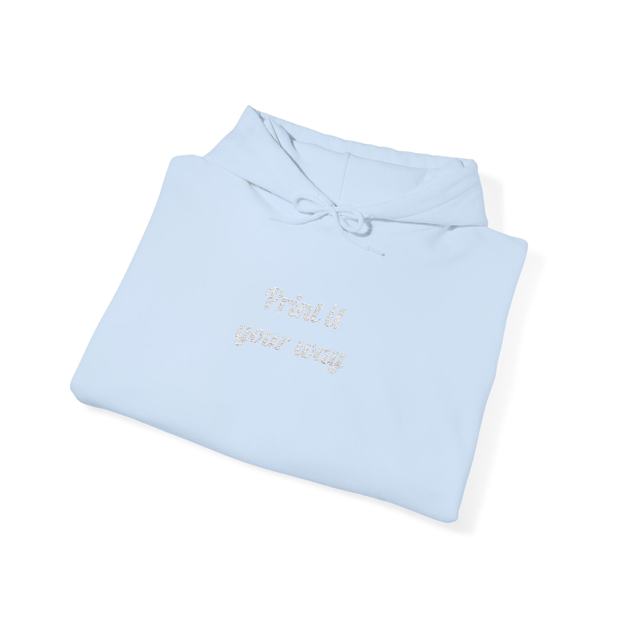 Custom Embroidered Unisex Hoodie – Ethically Sourced Cotton Blend