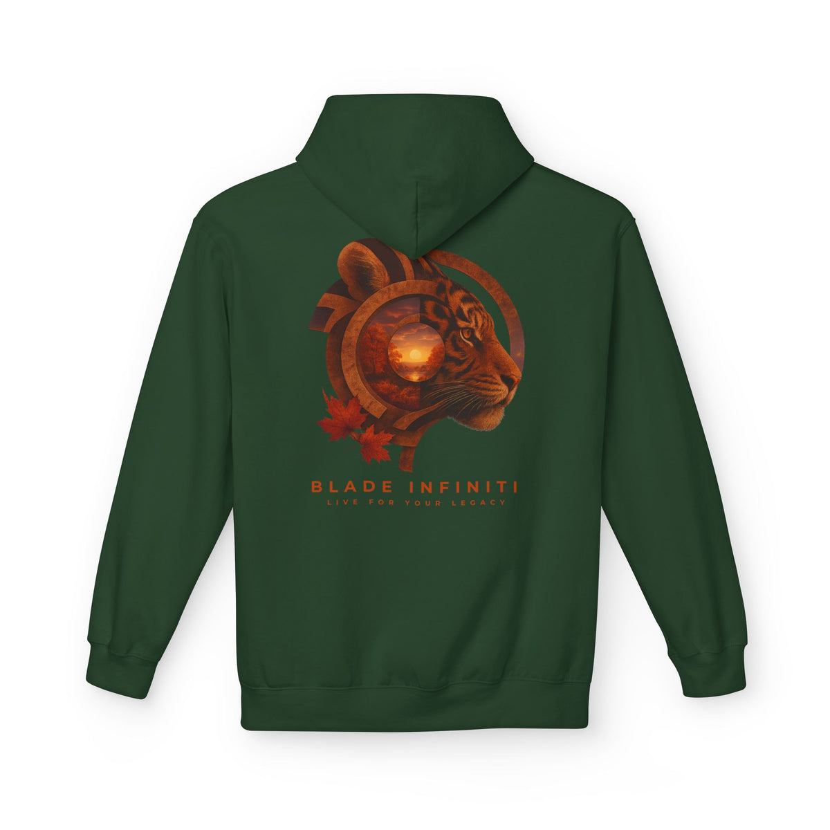 Safari Bloom Tiger Fall Hoodie V2