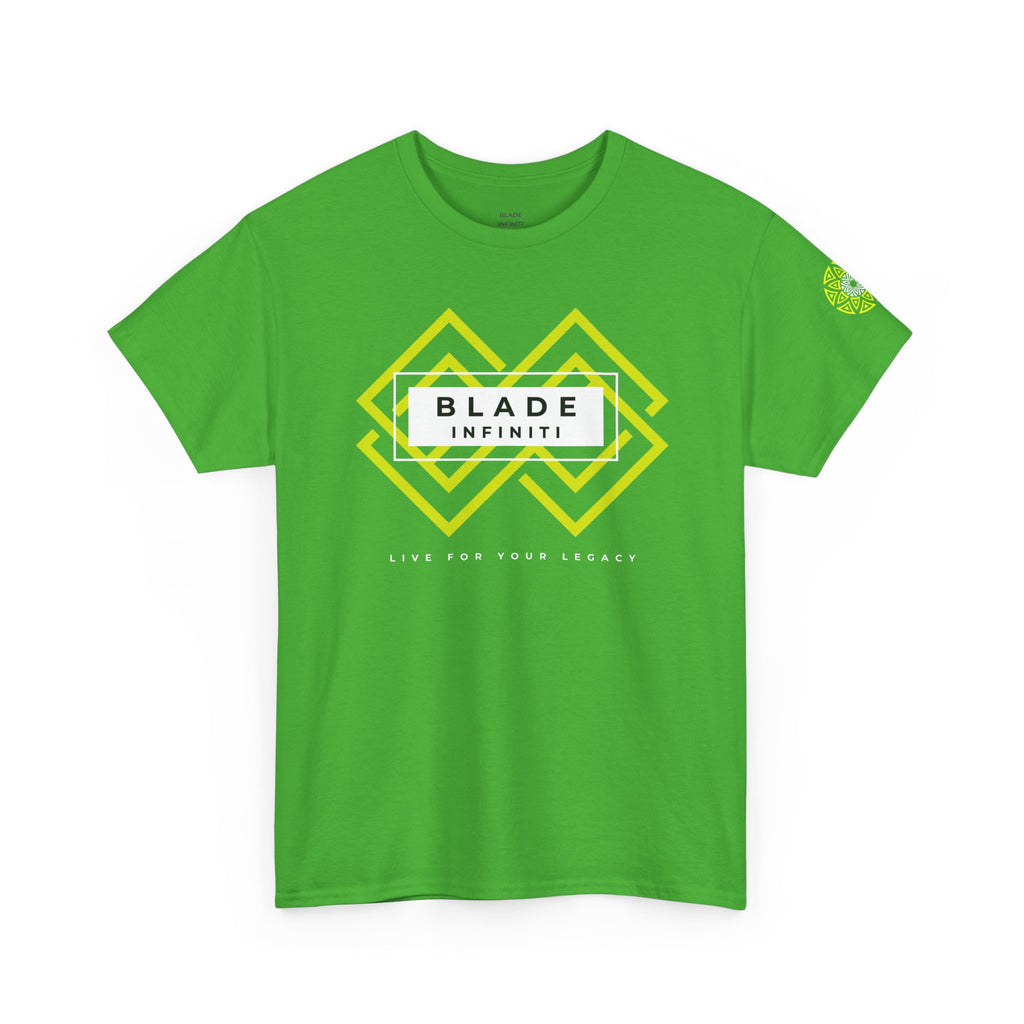 Geometric Odyssey Version 4 Neon Green T-Shirt