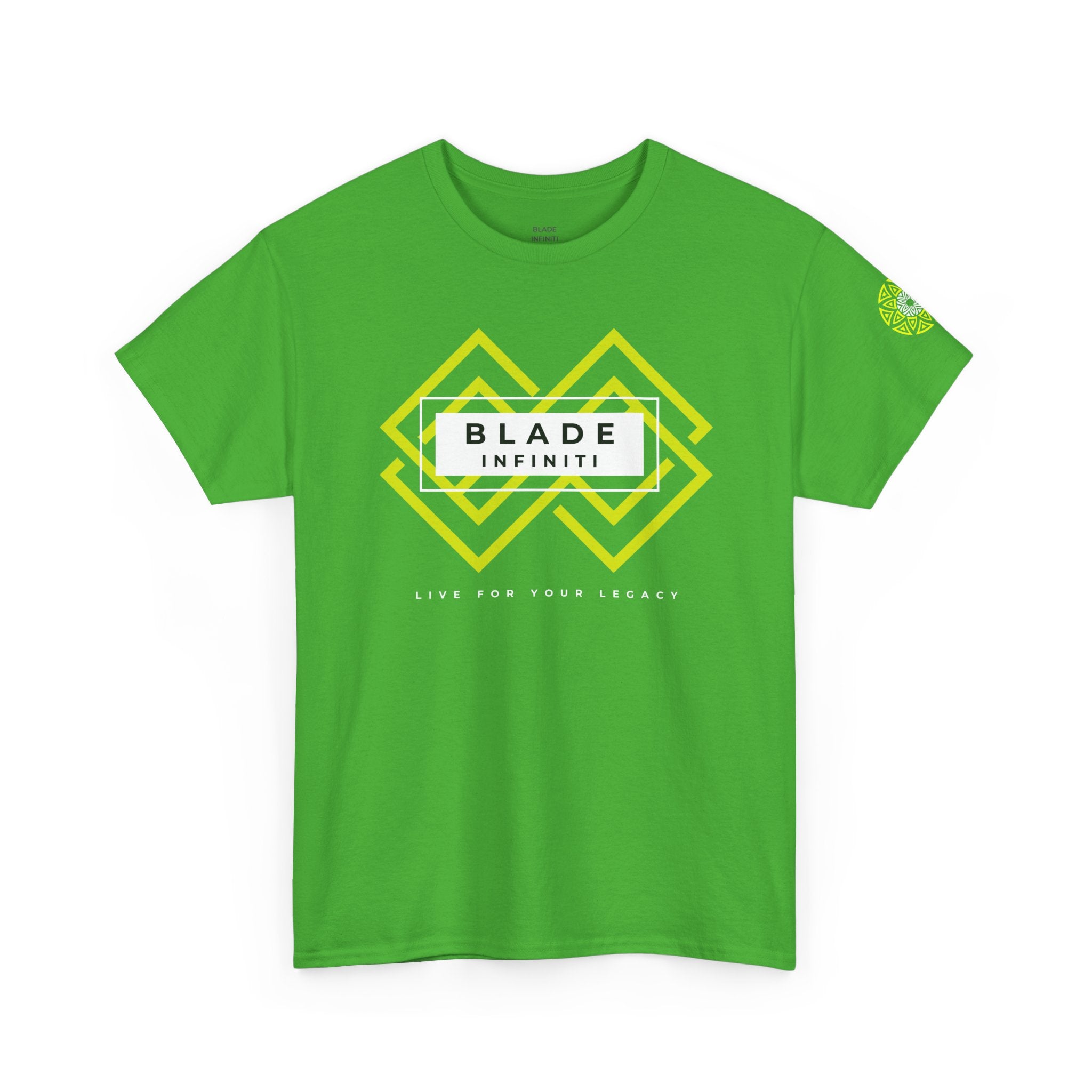Geometric Odyssey Version 4 Neon Green T-Shirt
