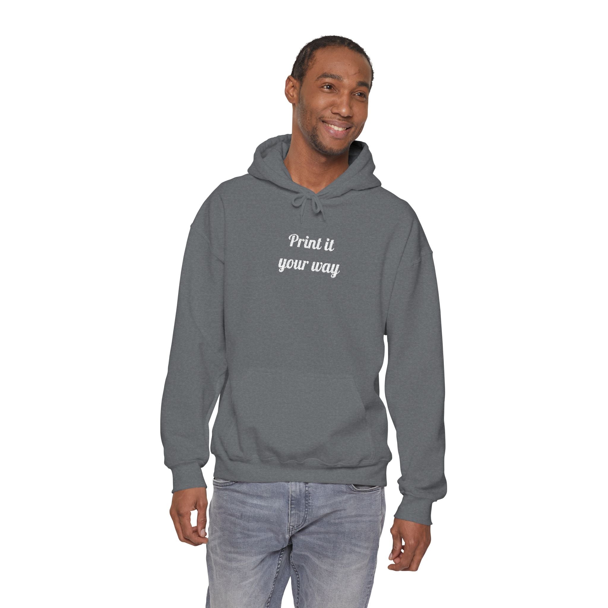 Custom Embroidered Unisex Hoodie – Ethically Sourced Cotton Blend