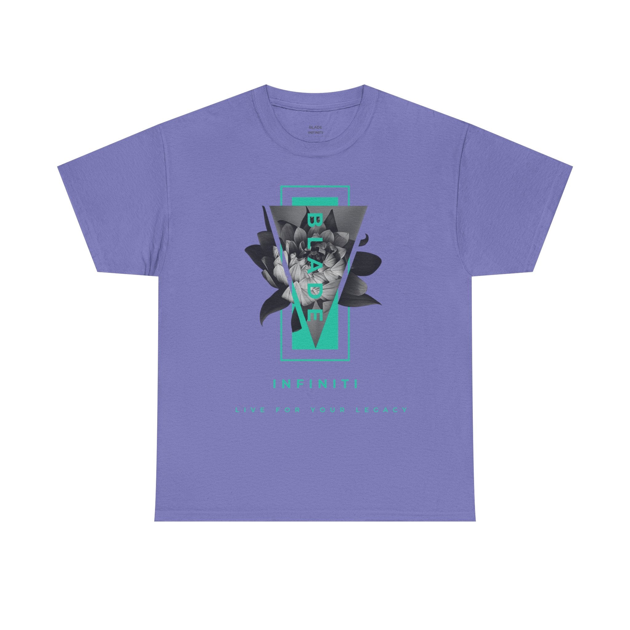 Flora Essence Aqua Teal TX Floral T-Shirt