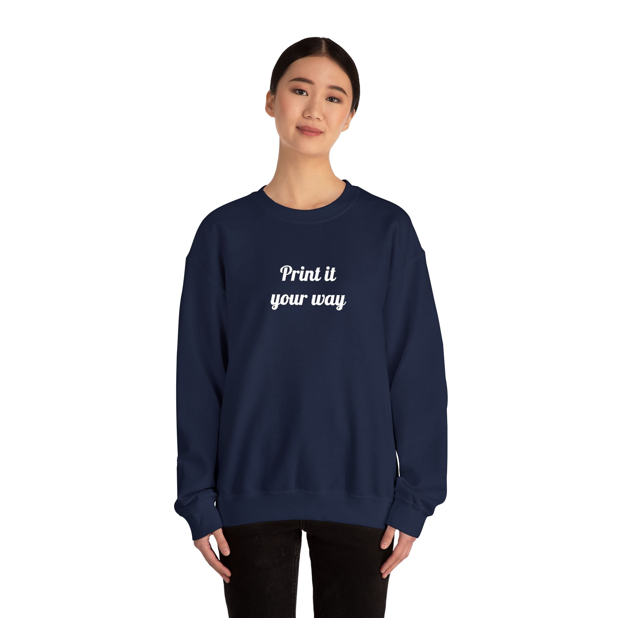 Embroidery Personalization - Unisex Crewneck Sweater (Make It Yours)