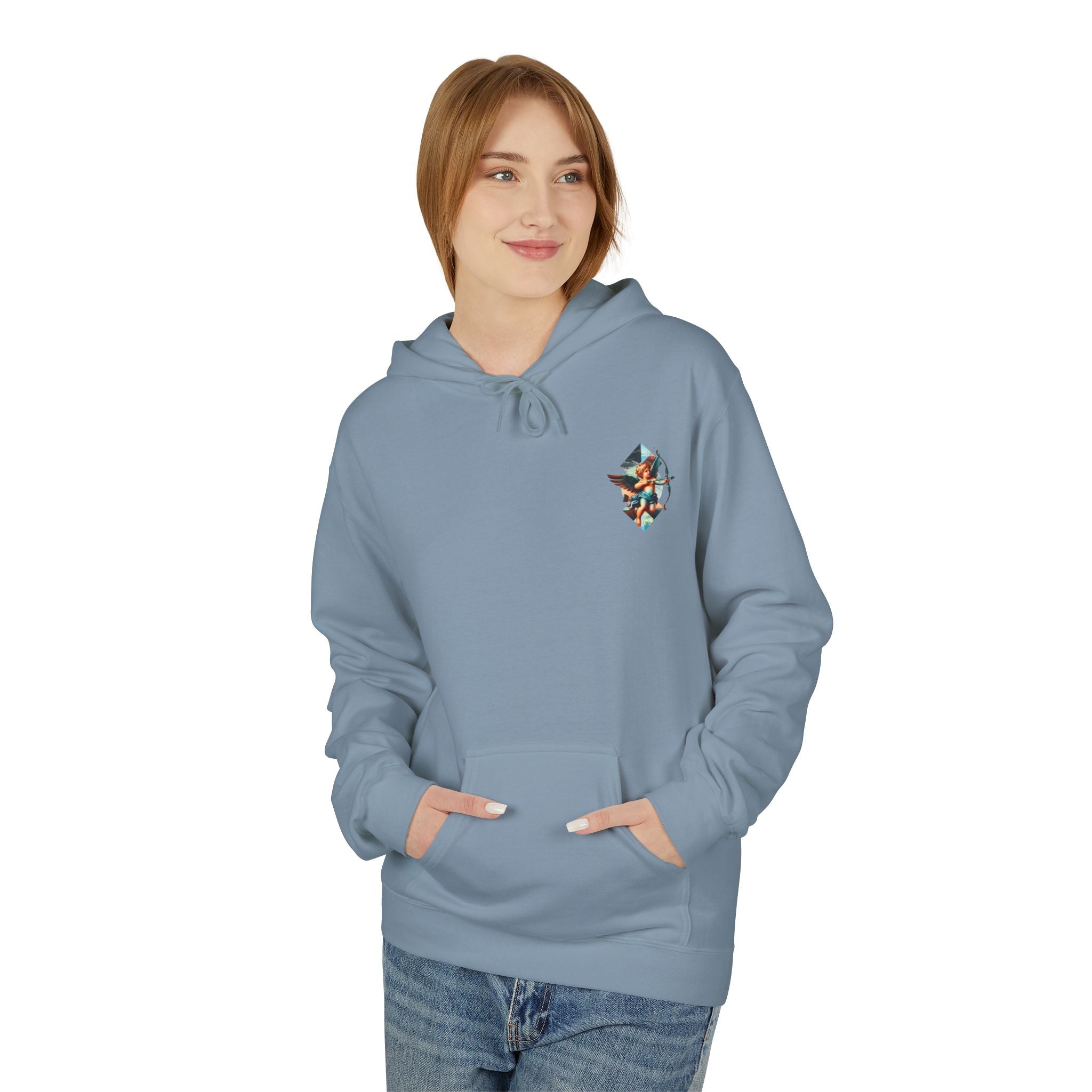Cupid's Bow Blue + Arrow - Love, Infiniti Hoodie