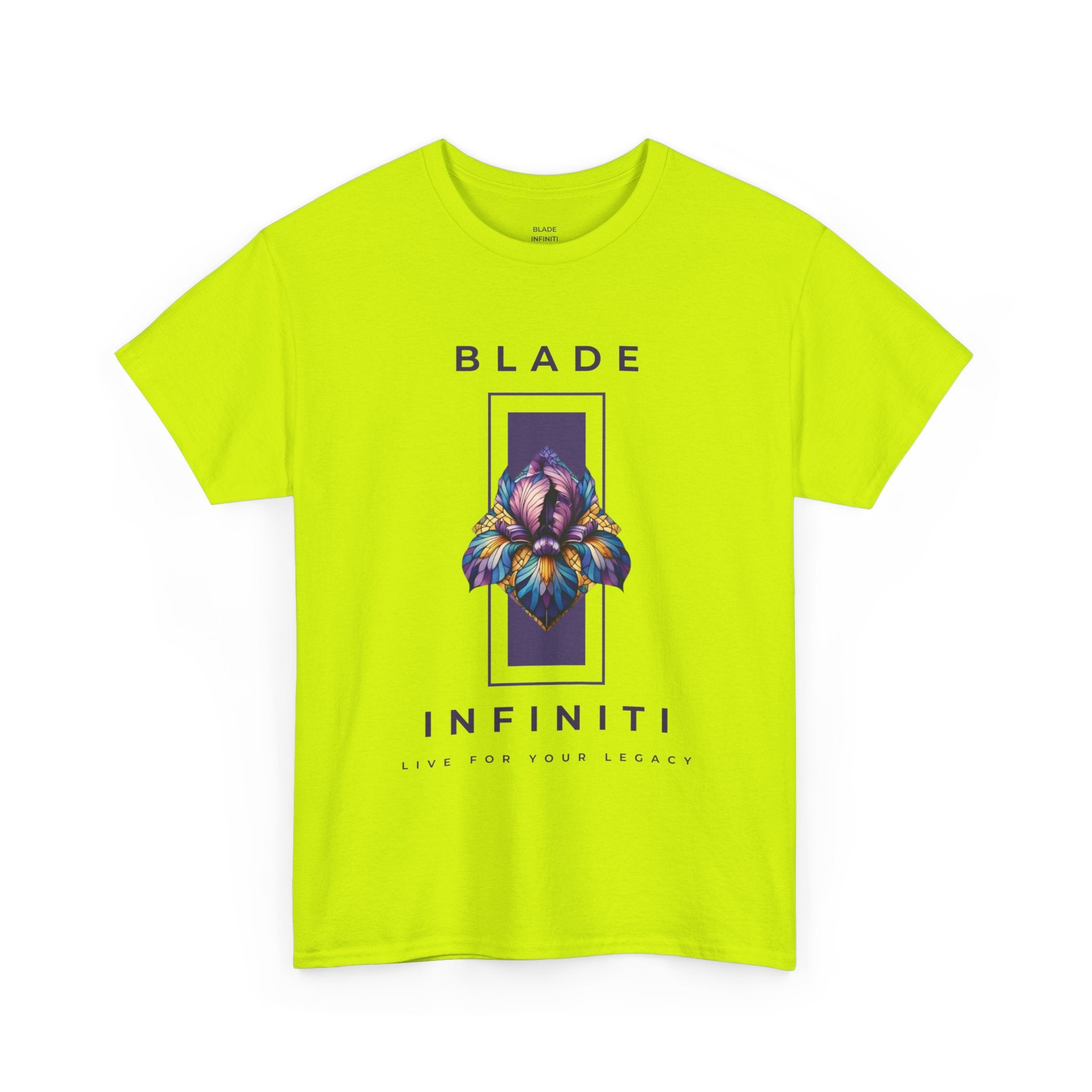 Essence of Infiniti Purple/Yellow/Teal Floral T-Shirt