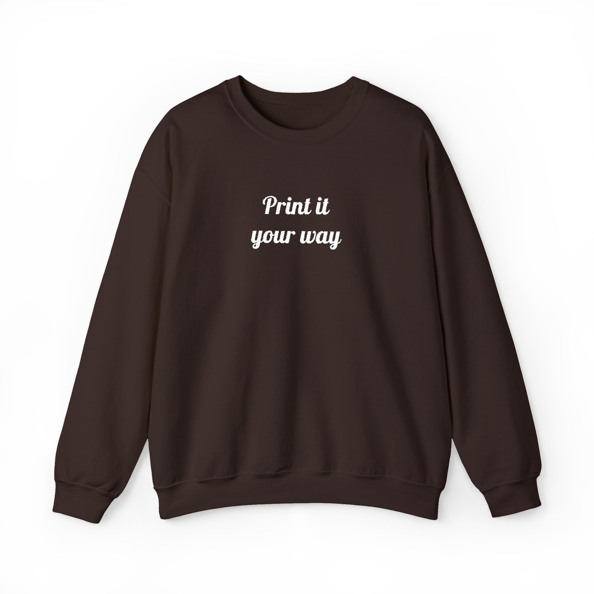 Embroidery Personalization - Unisex Crewneck Sweater (Make It Yours)