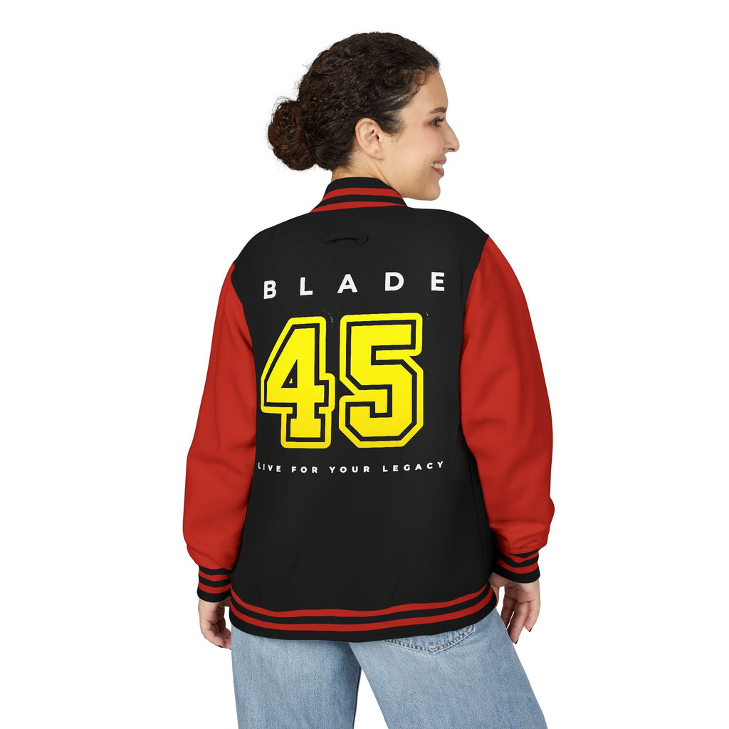 Blade 45 Golden Yellow/White Letterman Jacket