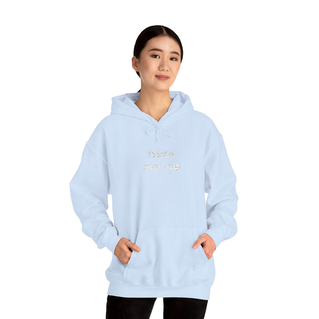 Custom Embroidered Unisex Hoodie – Ethically Sourced Cotton Blend
