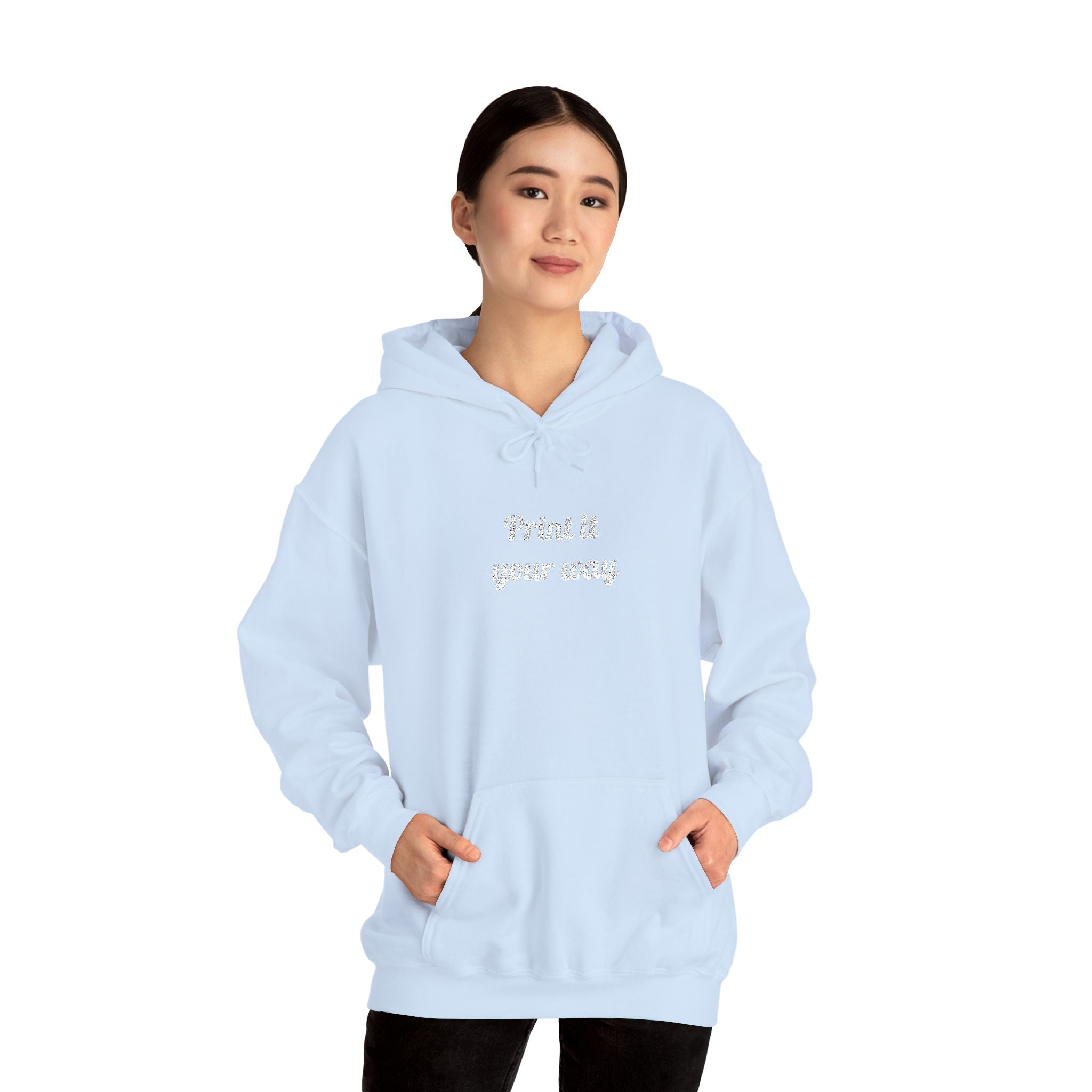 Custom Embroidered Unisex Hoodie – Ethically Sourced Cotton Blend
