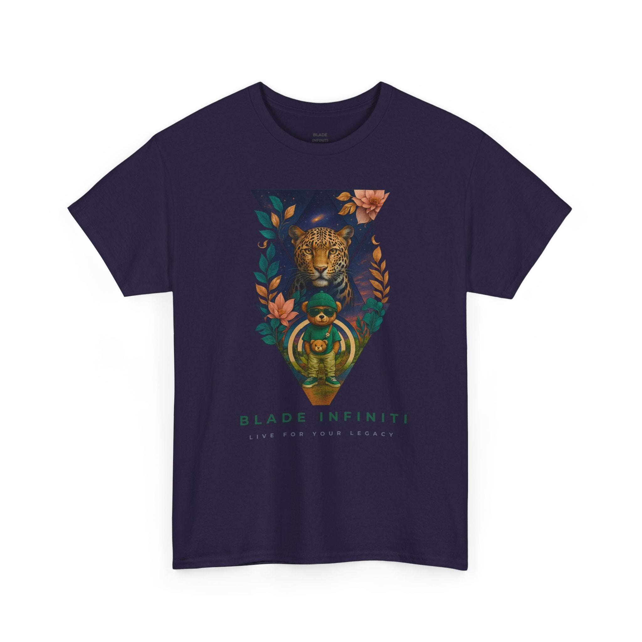 Bladeverse Galactic Jungle Leopard/Teddy Bear T-Shirt
