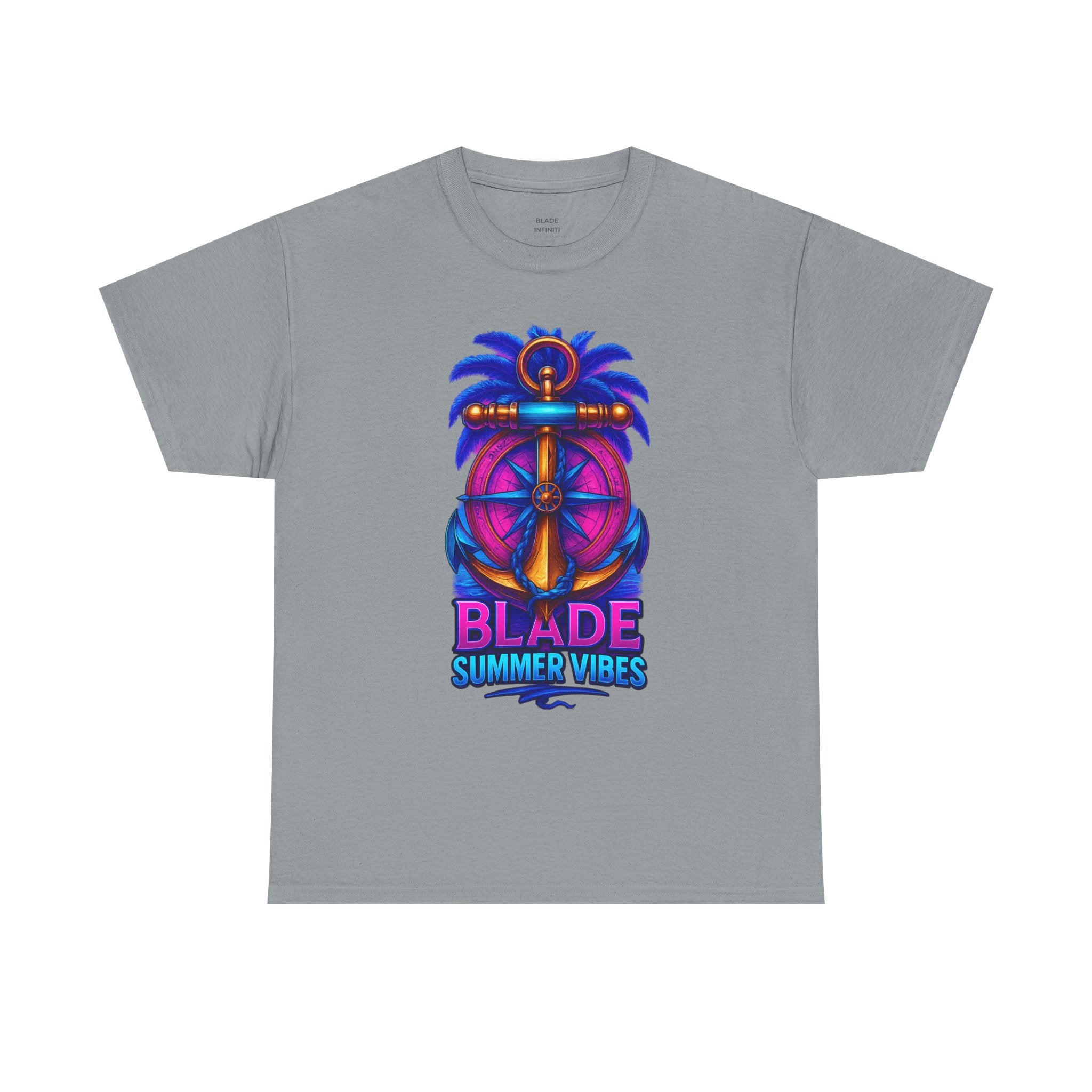 Anchor/Compass Multi Blue/Pink T-Shirt