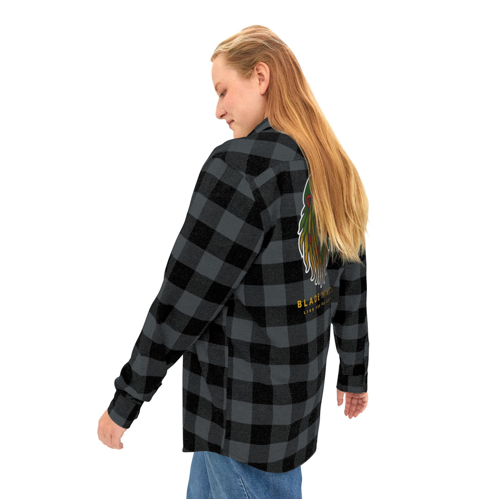 Rasta Lion Version 3 Flannel Shirt